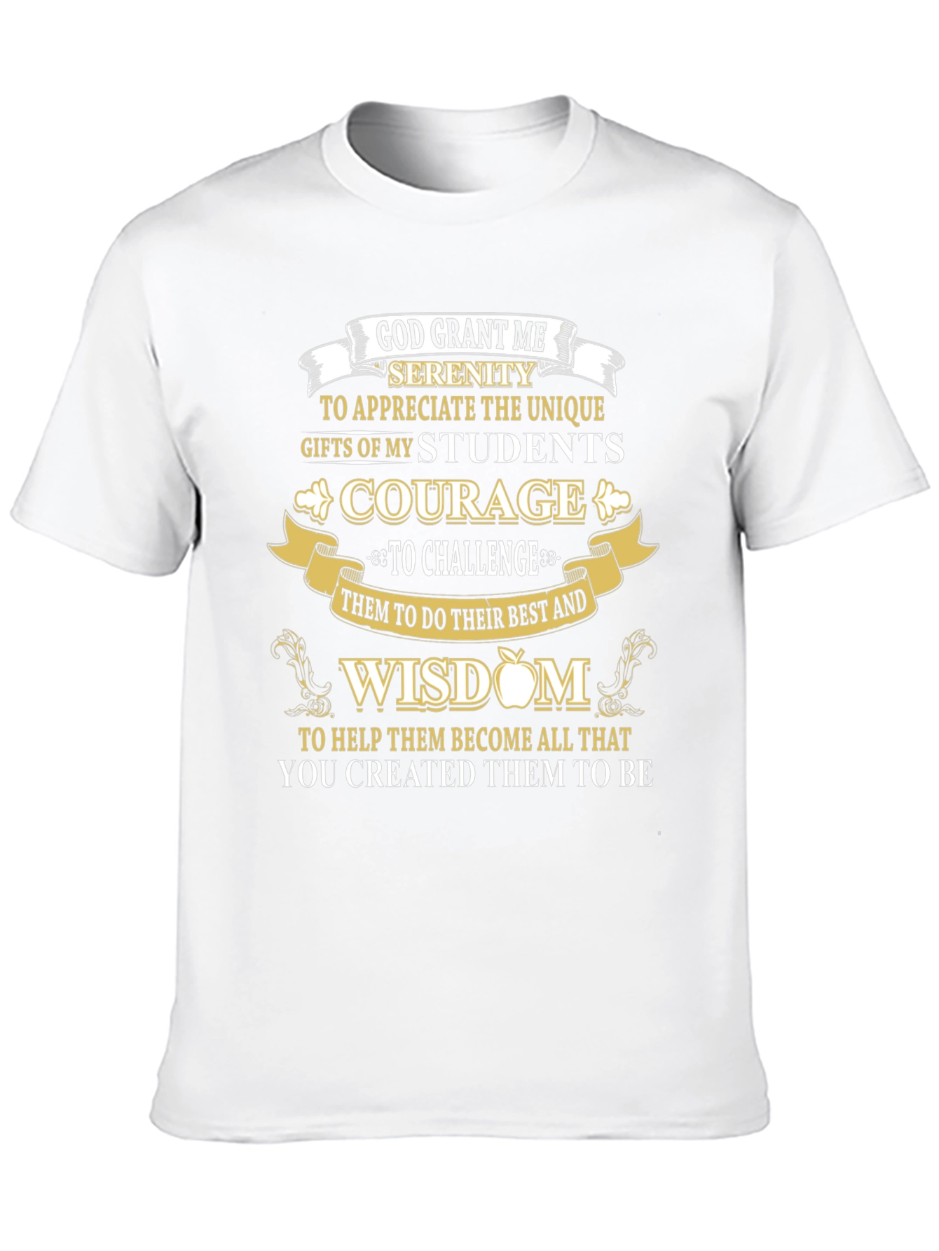 God Grant Me Serenity T-Shirt - Teacher Appreciation