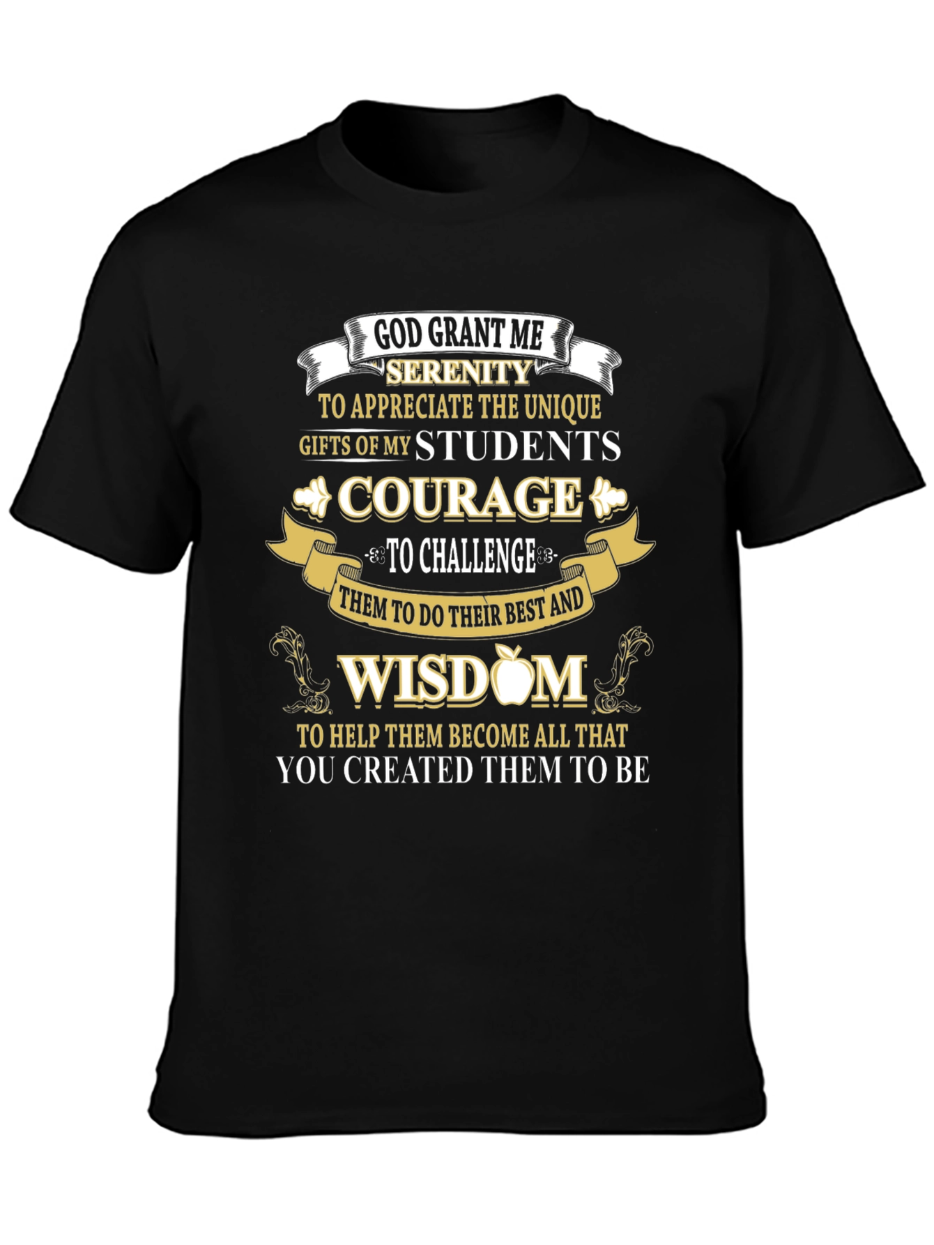 God Grant Me Serenity T-Shirt - Teacher Appreciation