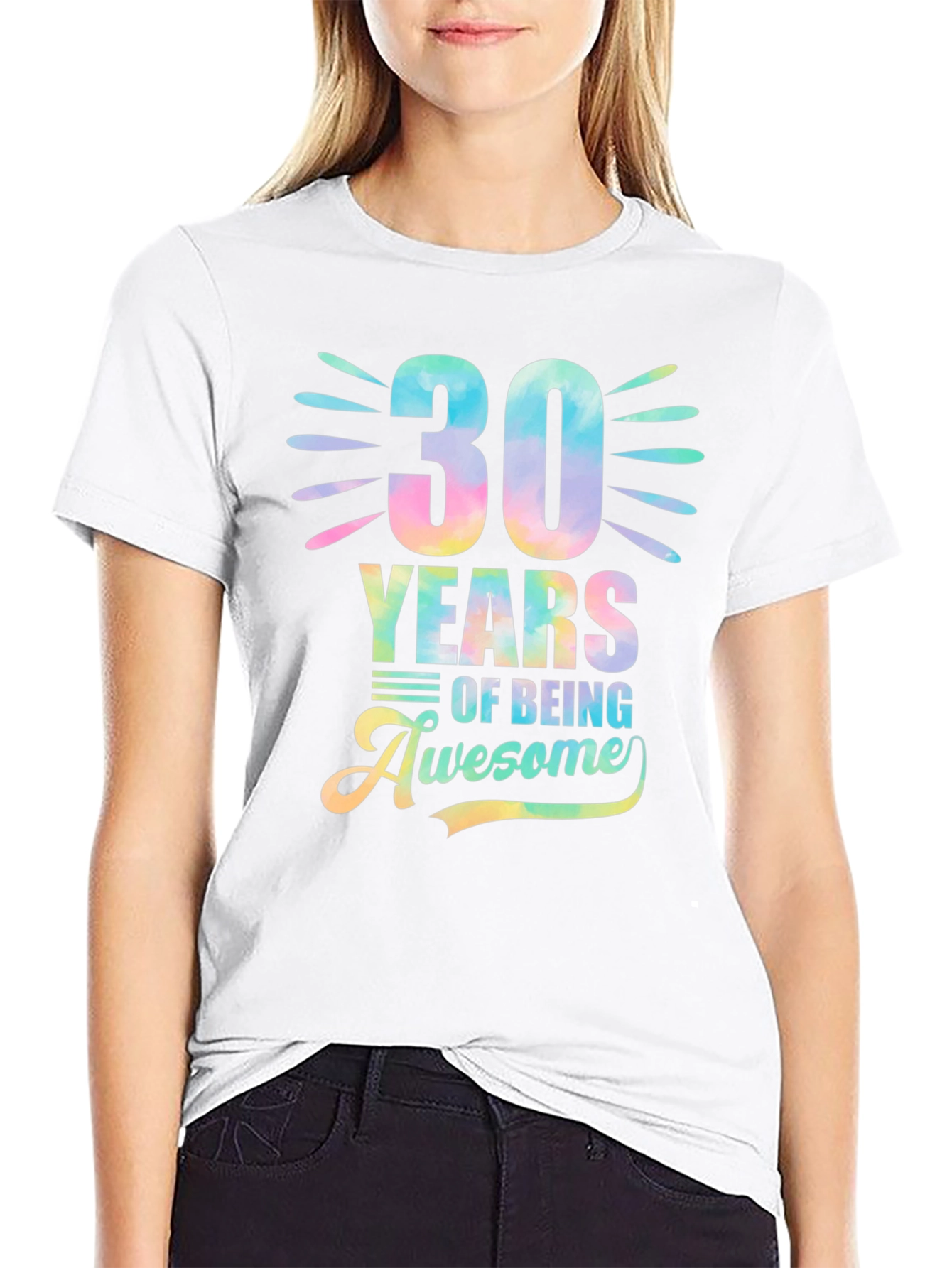 30 Years of Being Awesome T-Shirt Birthday Gift