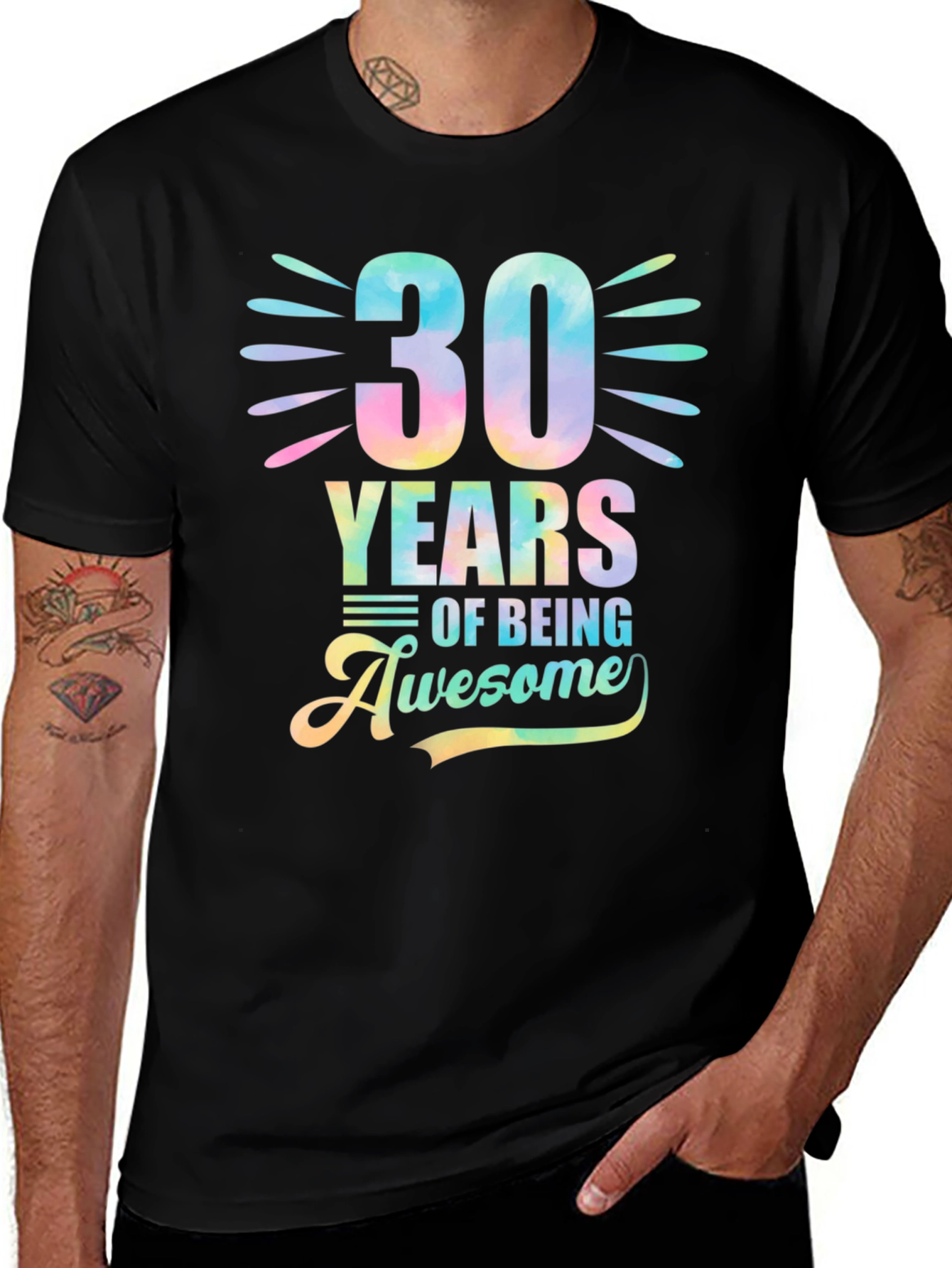 30 Years of Being Awesome T-Shirt Birthday Gift