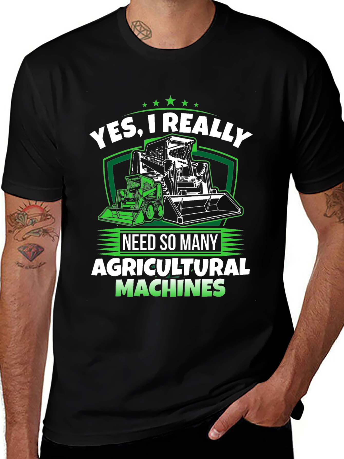 Agricultural Machines T-Shirt - Farm Humor