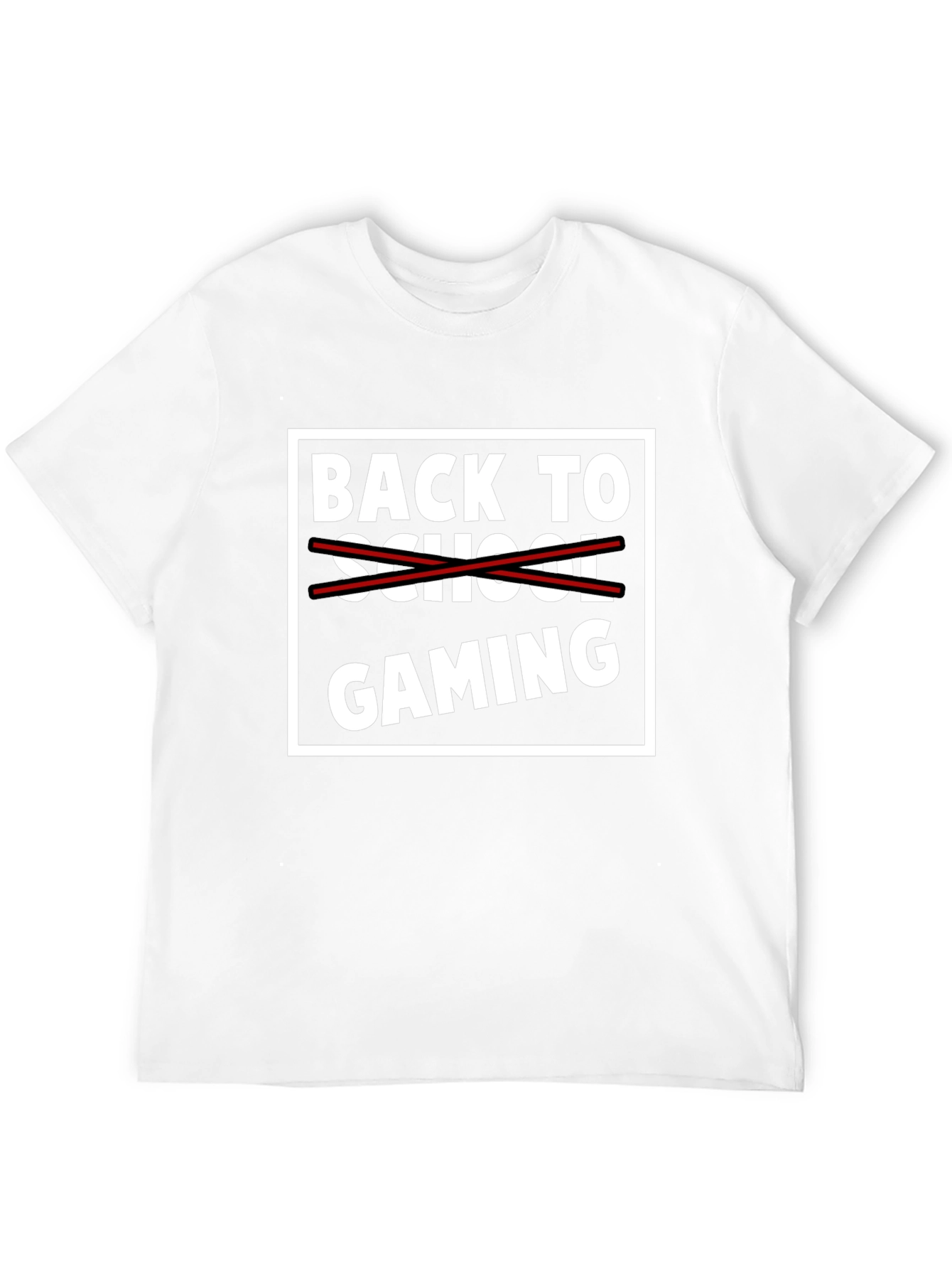 Back to Gaming T-Shirt - Black Graphic Tee