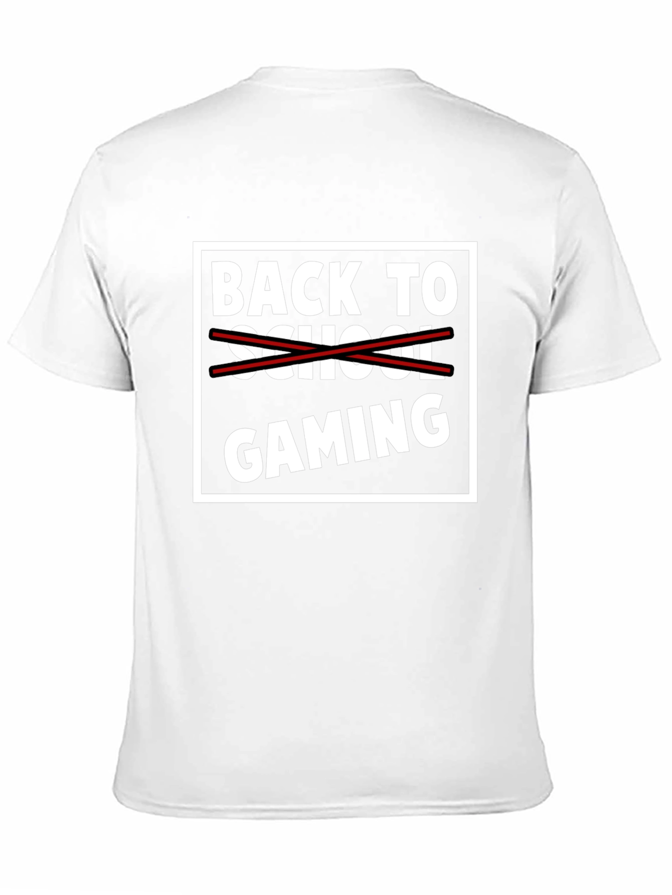 Back to Gaming T-Shirt - Black Graphic Tee