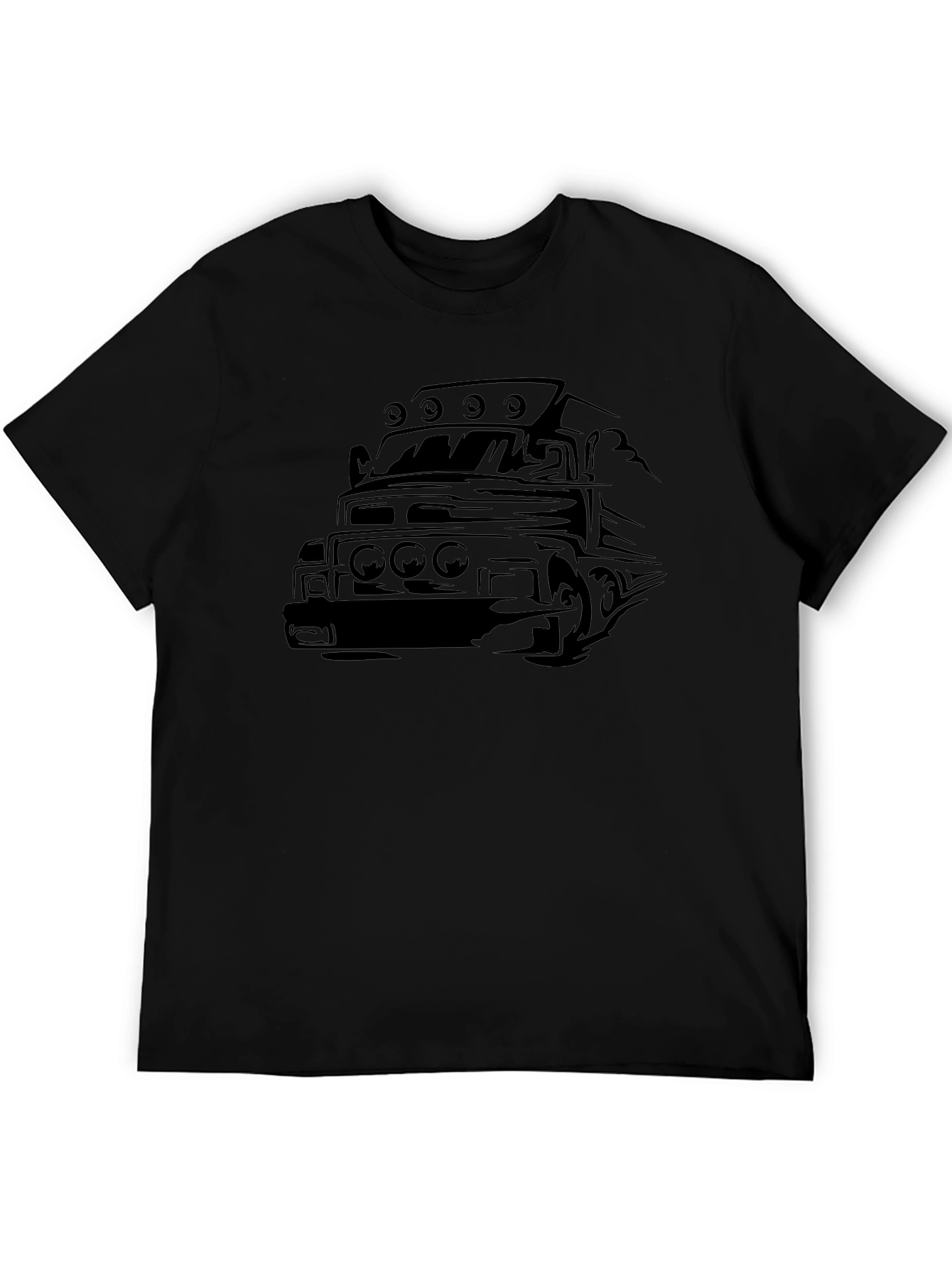 Black Truck Graphic Tee - Cool Automotive Design