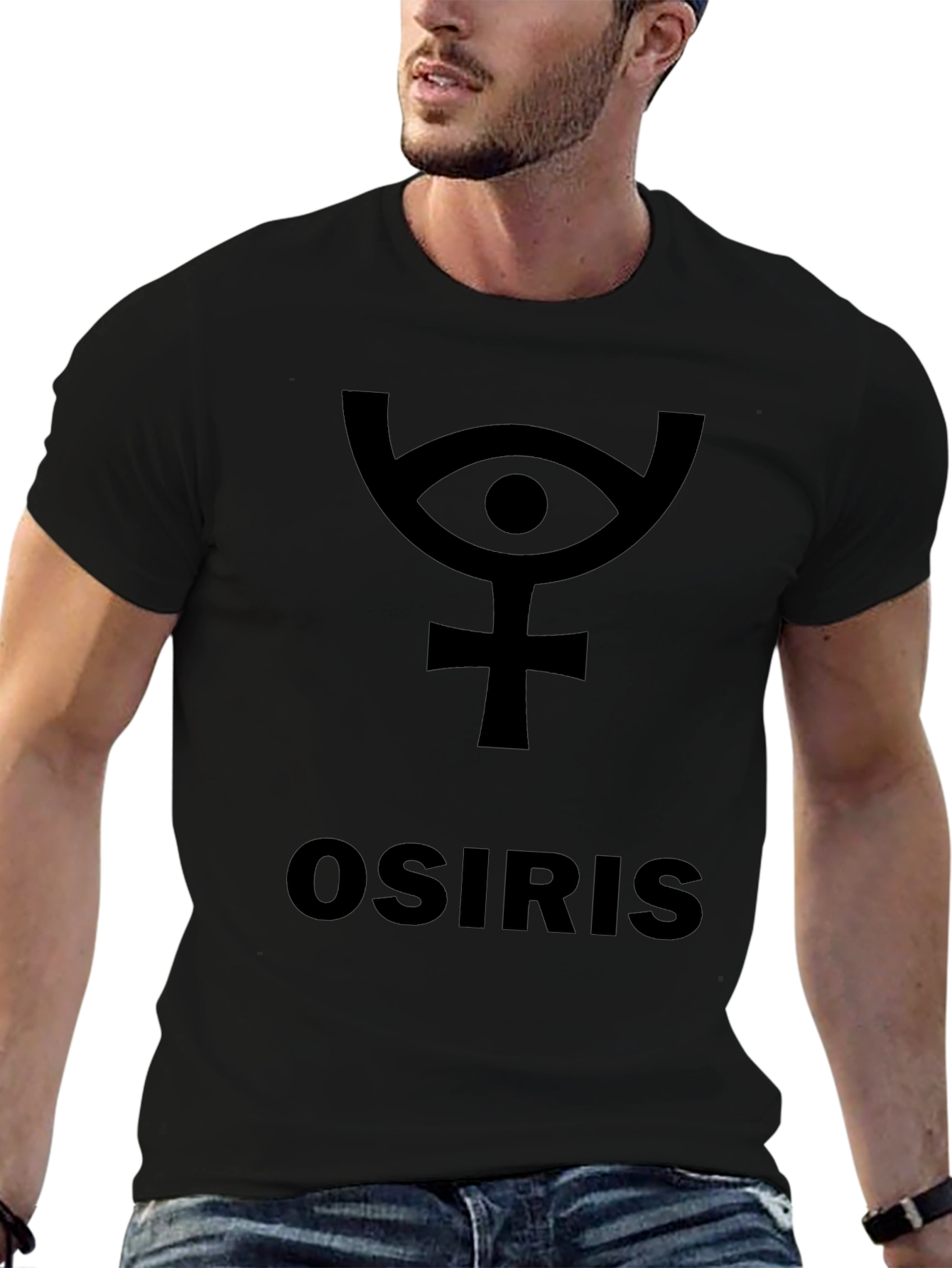 Osiris Graphic T-Shirt - Black Egyptian God Tee