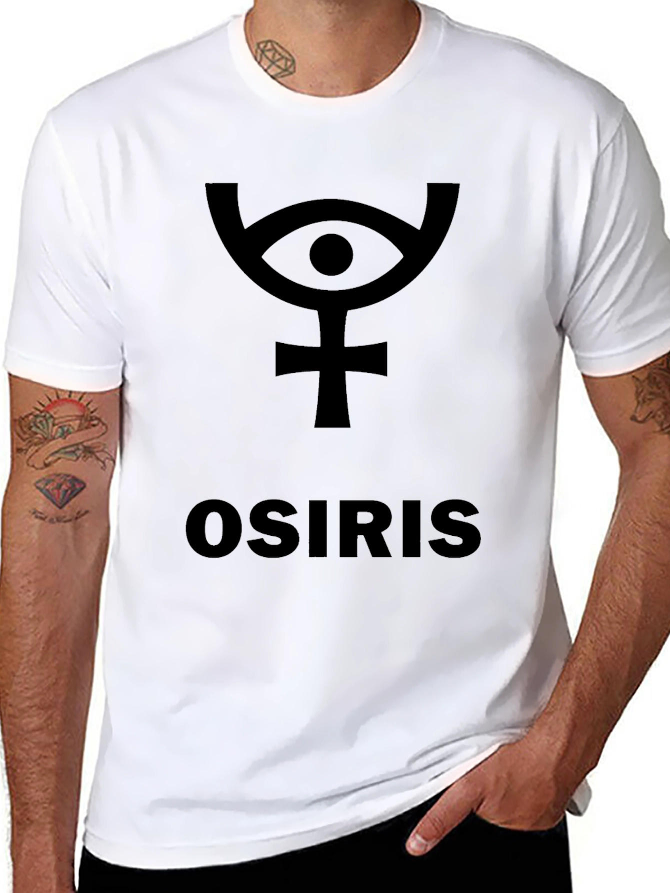 Osiris Graphic T-Shirt - Black Egyptian God Tee