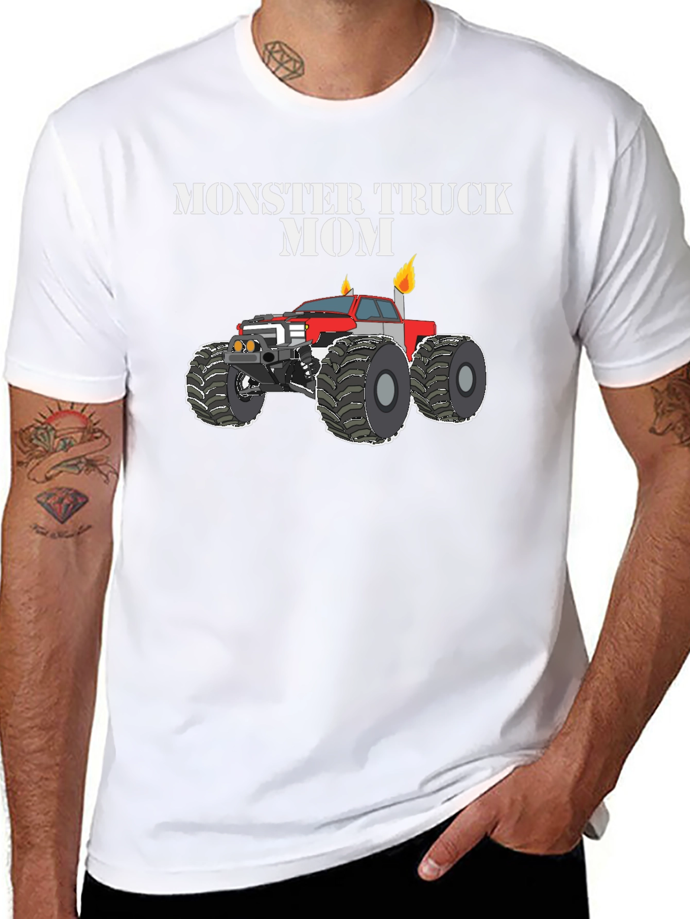 Monster Truck Mom T-Shirt - Graphic Tee