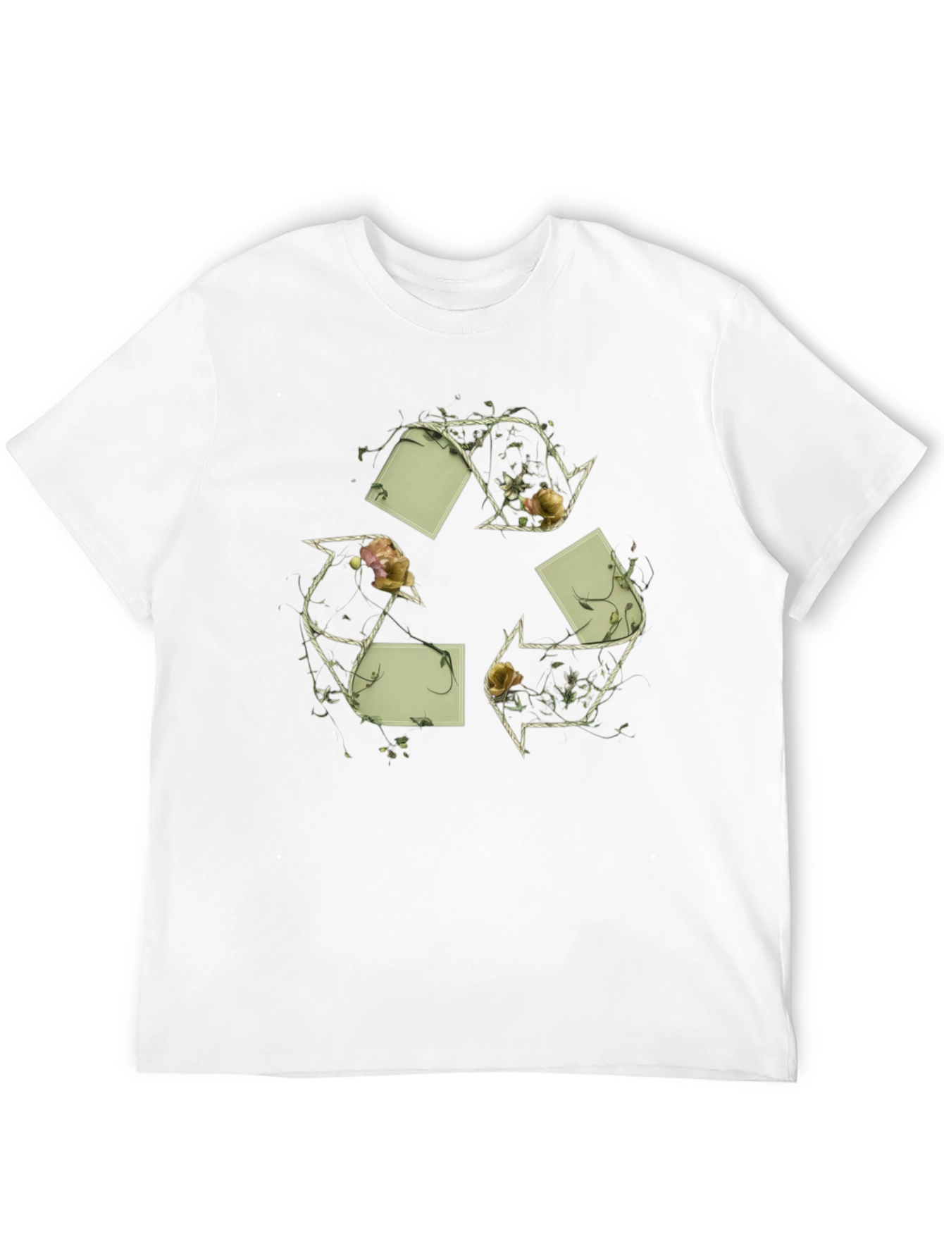 Eco-Chic Recycle Symbol Graphic Tee