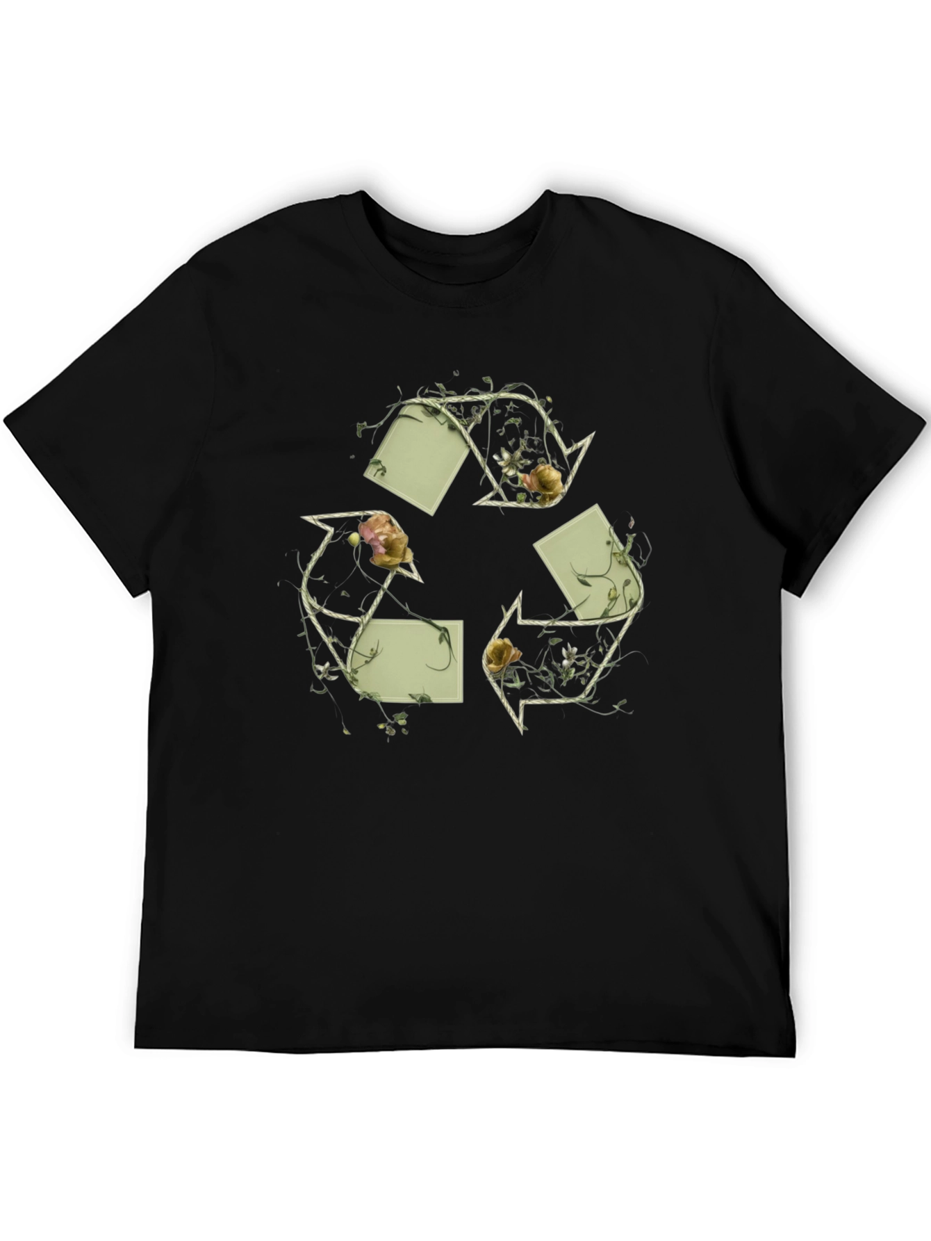 Eco-Chic Recycle Symbol Graphic Tee