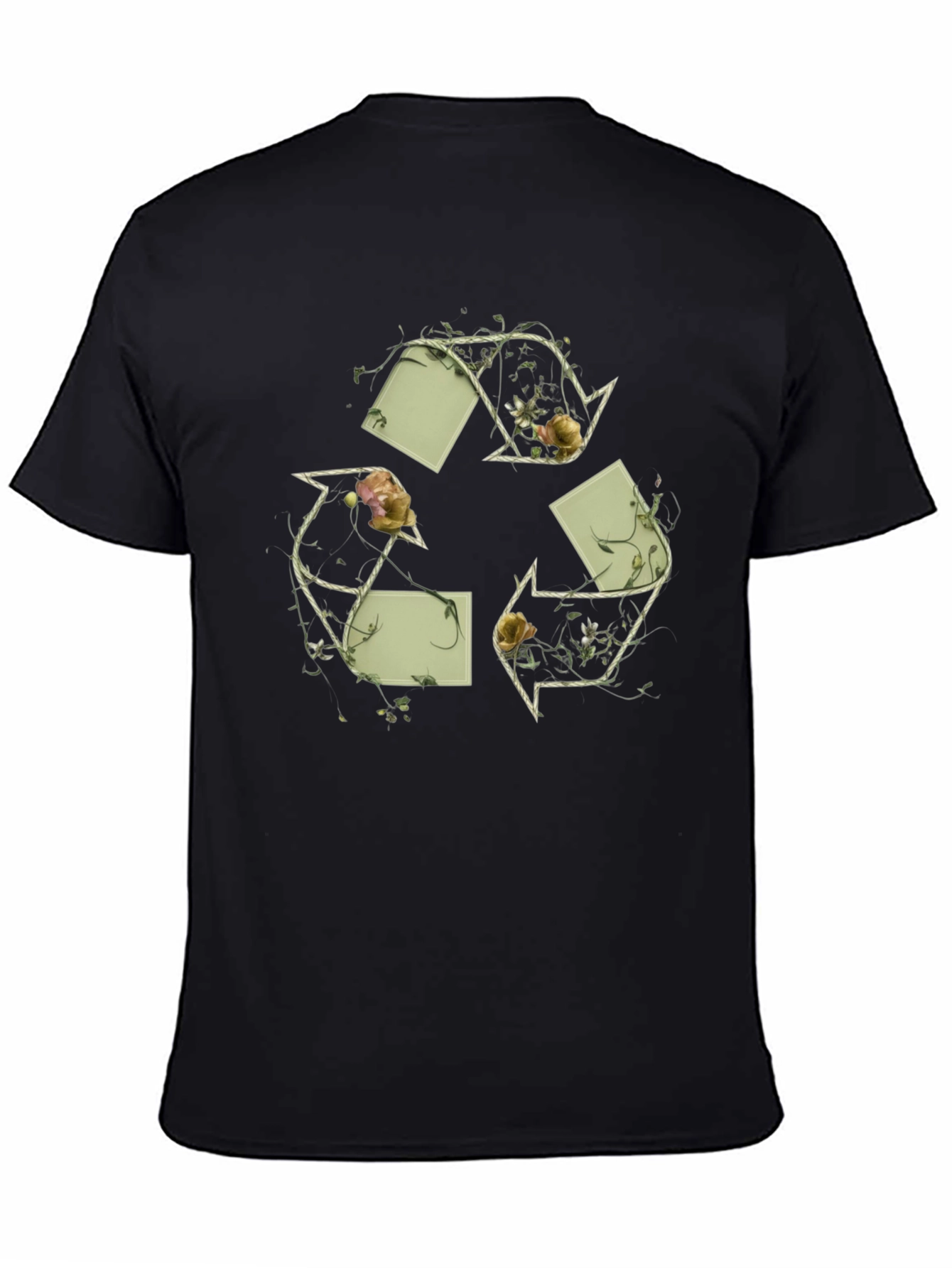 Eco-Chic Recycle Symbol Graphic Tee
