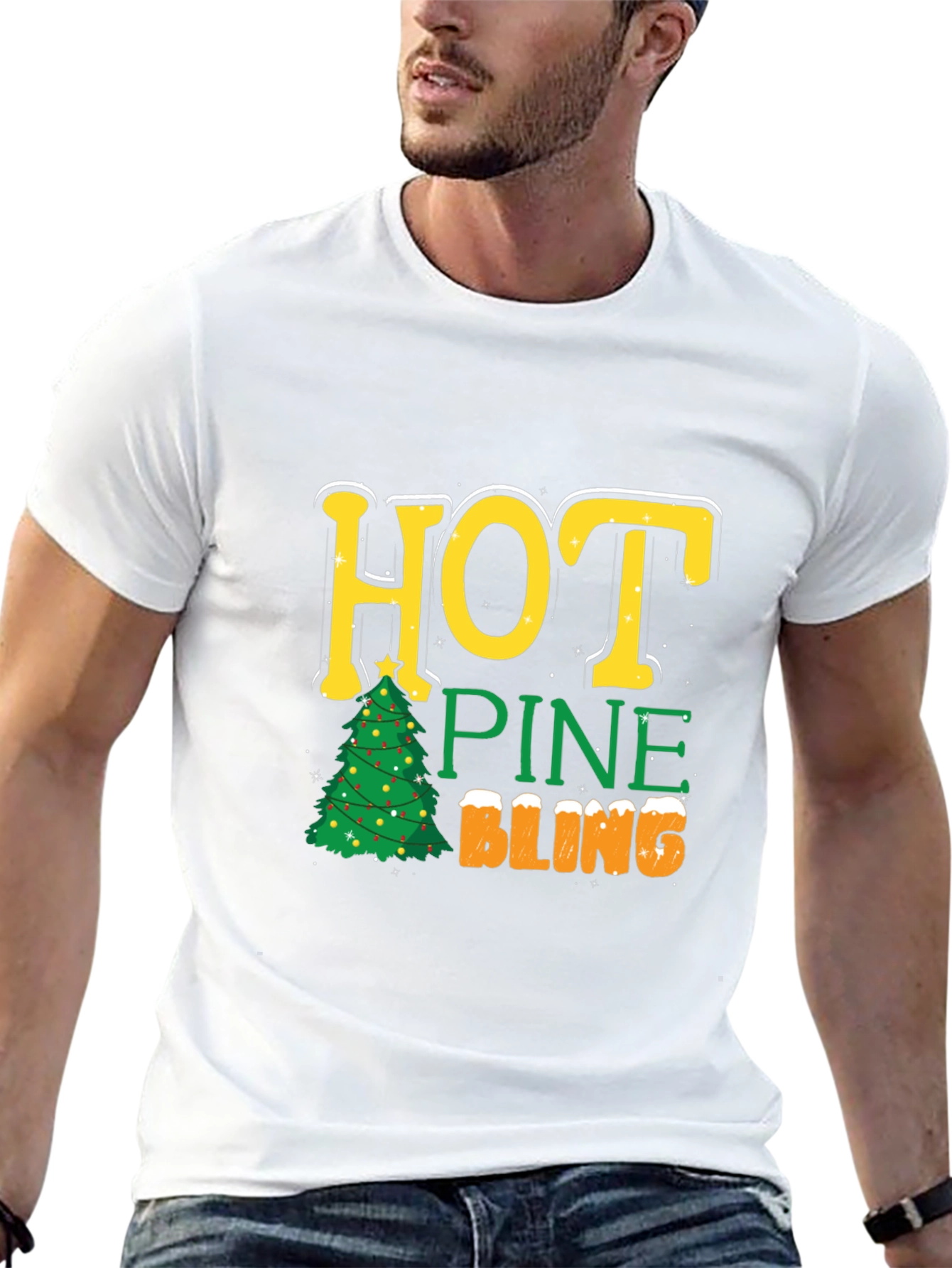 Hot Pine Bling Christmas T-Shirt