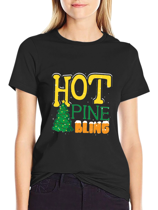 Hot Pine Bling Christmas T-Shirt