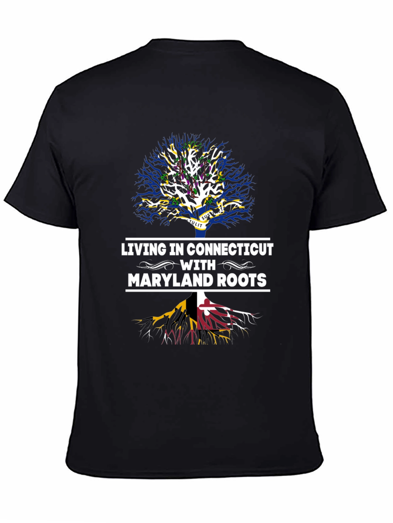 Connecticut Living Maryland Roots Tree T-Shirt