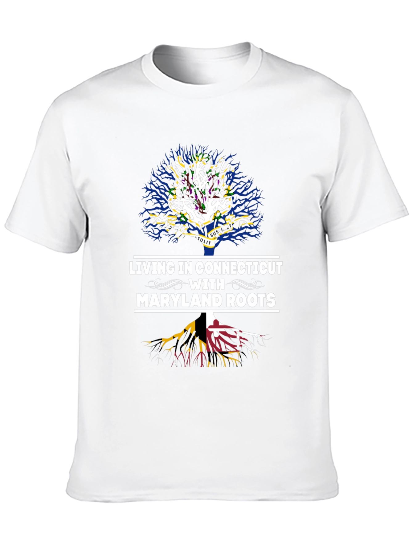 Connecticut Living Maryland Roots Tree T-Shirt