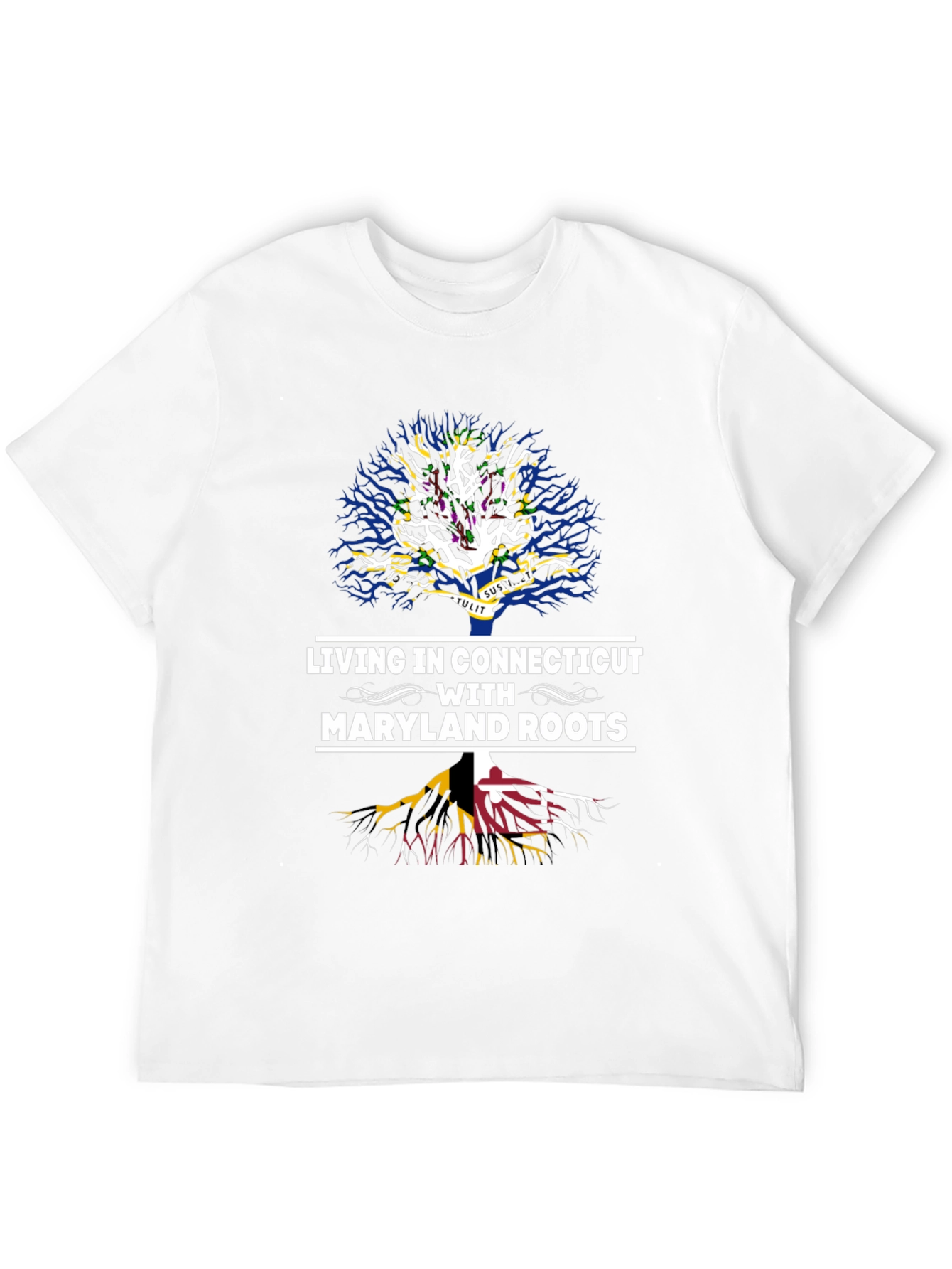 Connecticut Living Maryland Roots Tree T-Shirt