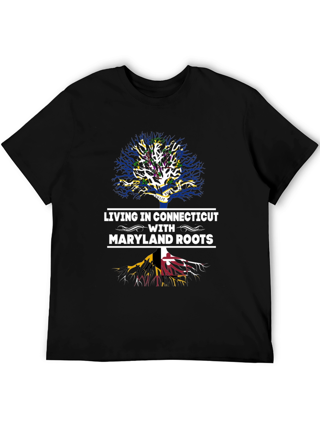Connecticut Living Maryland Roots Tree T-Shirt