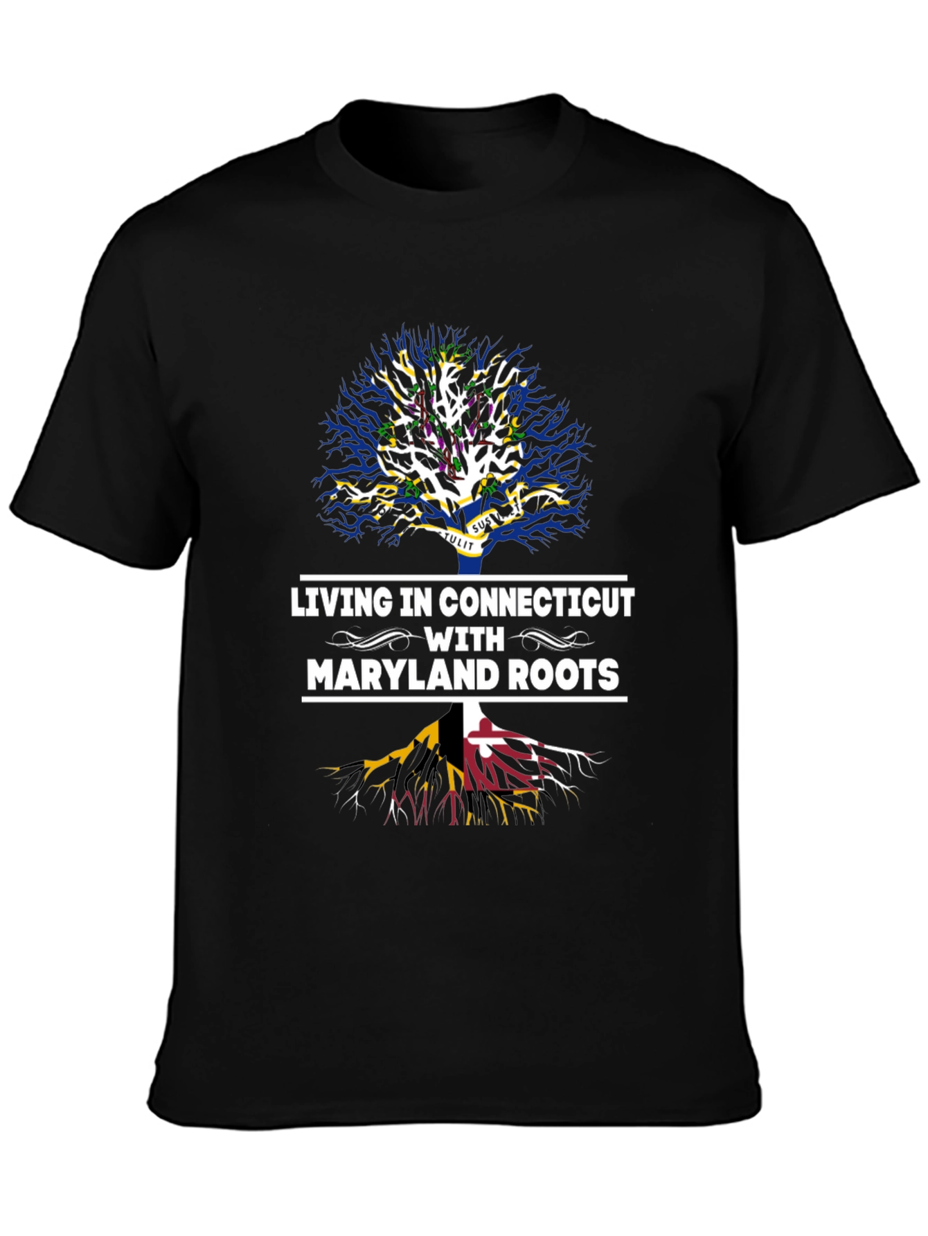 Connecticut Living Maryland Roots Tree T-Shirt