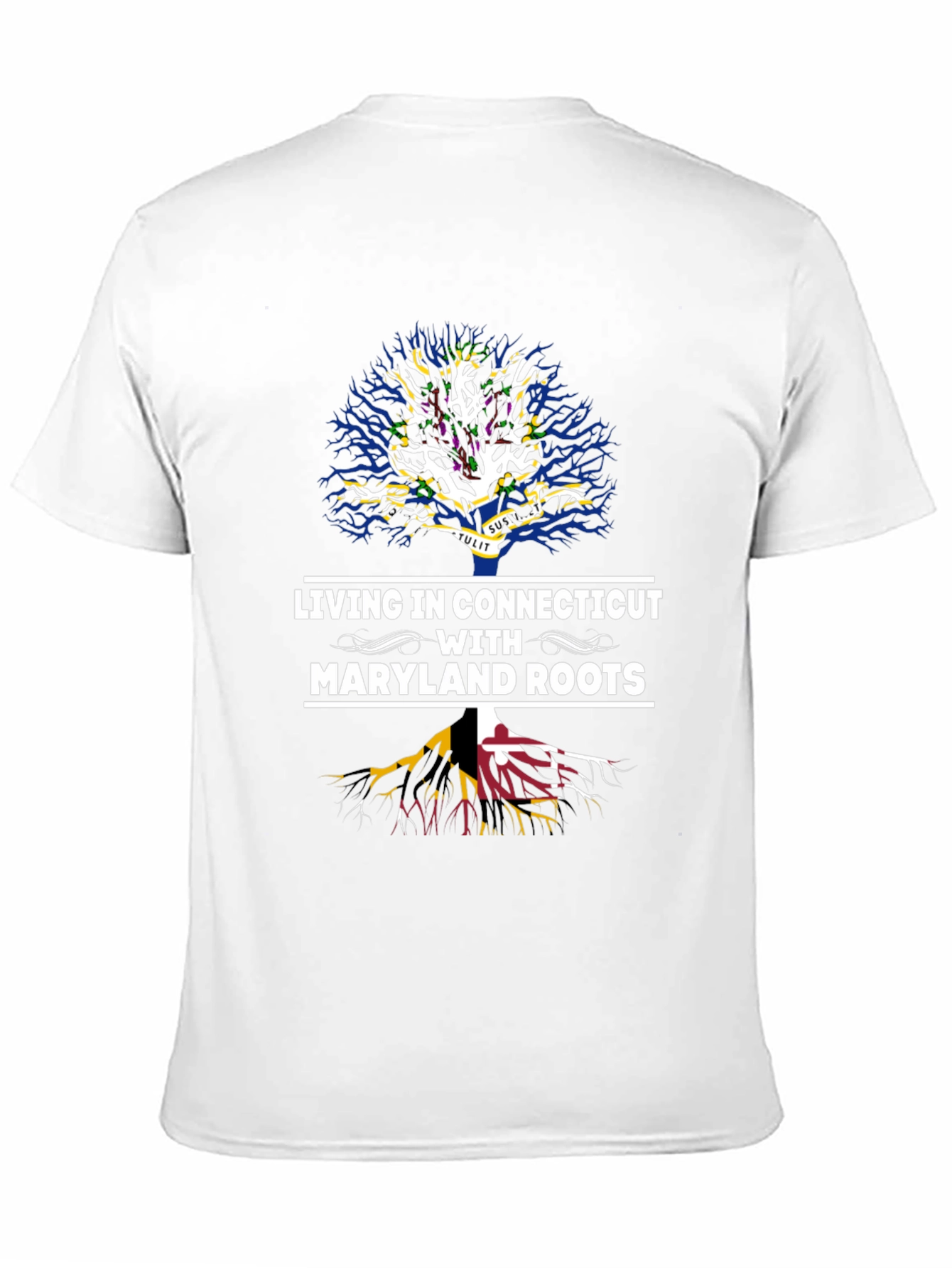 Connecticut Living Maryland Roots Tree T-Shirt