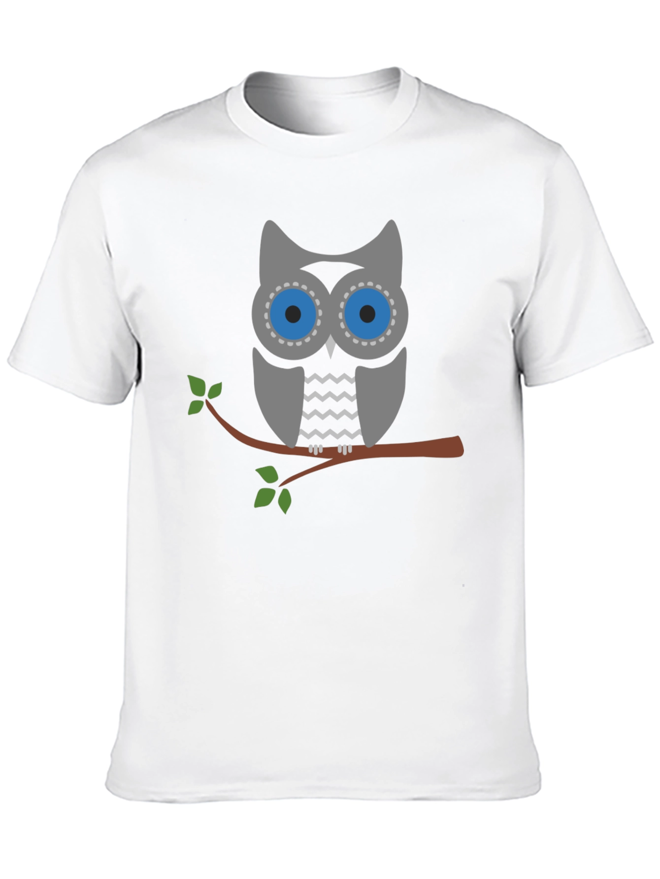 Owl Graphic Print T-Shirt - Stylish Casual Tee