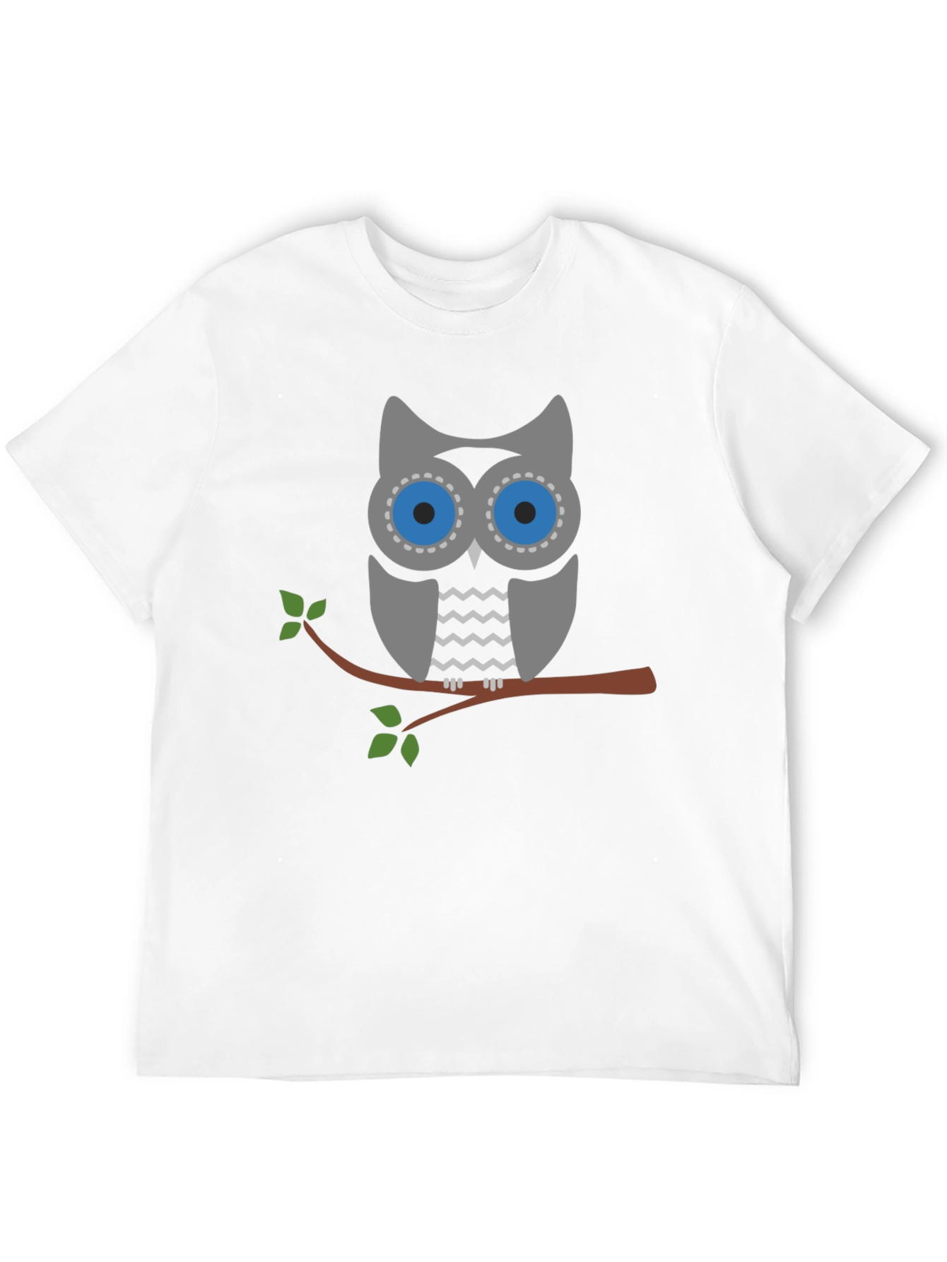 Owl Graphic Print T-Shirt - Stylish Casual Tee