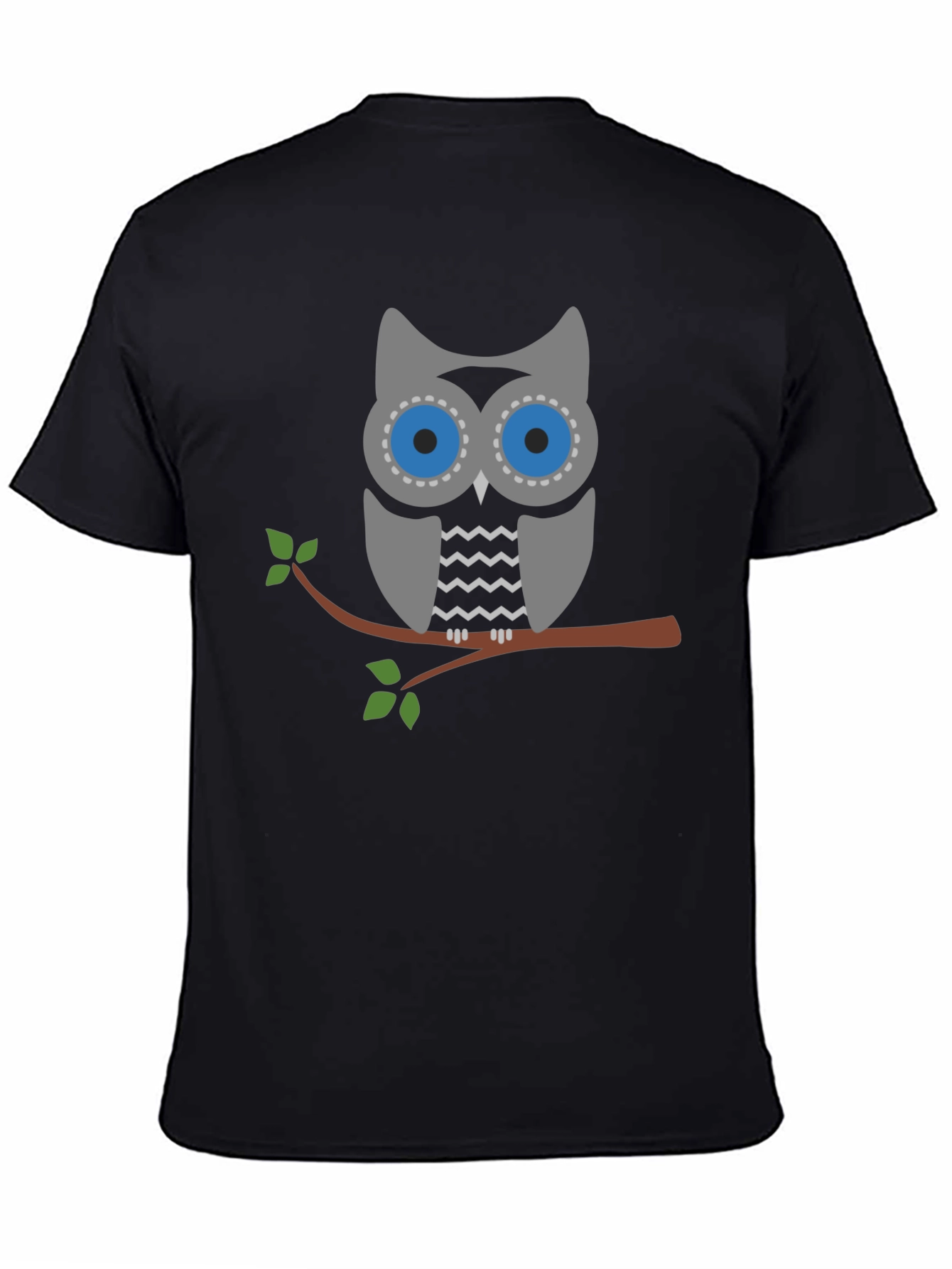 Owl Graphic Print T-Shirt - Stylish Casual Tee