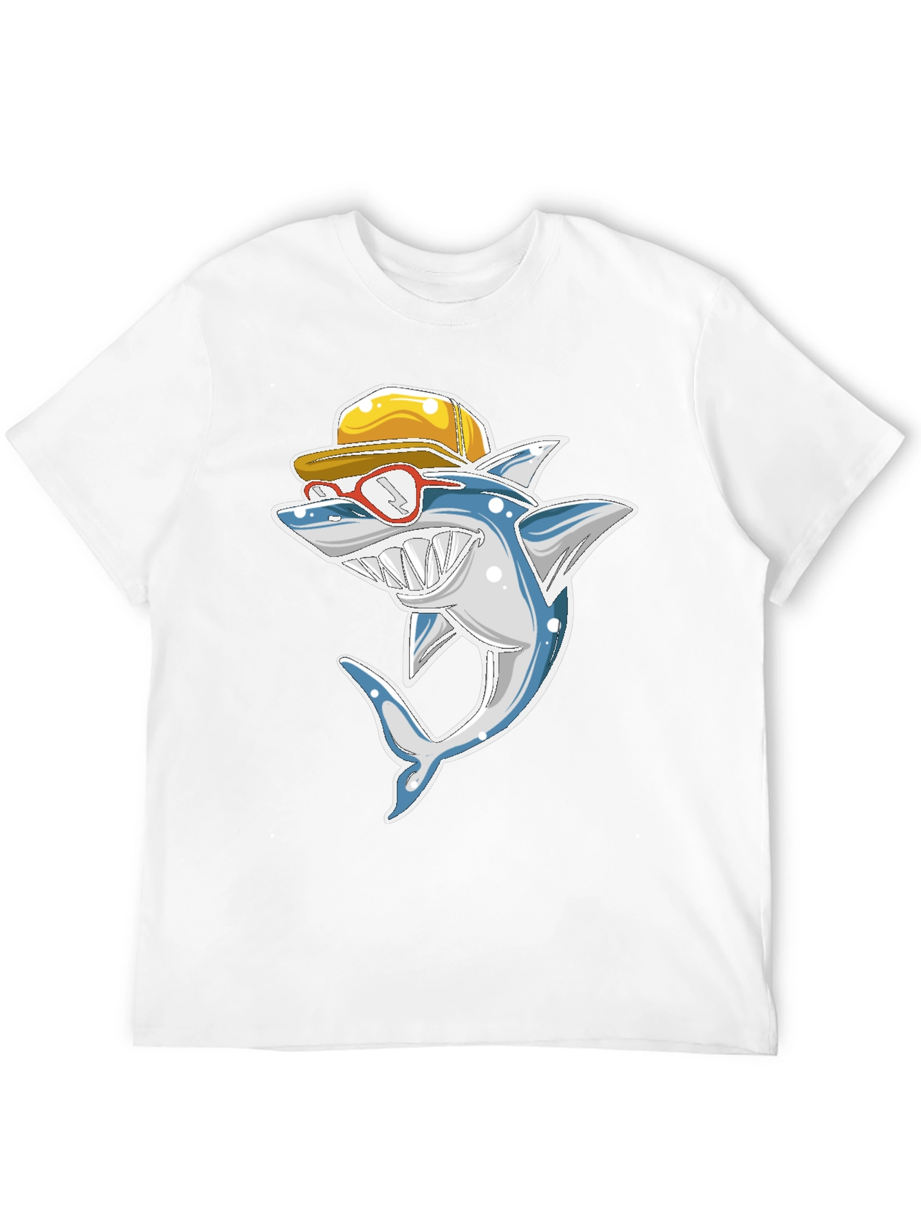 Cool Shark T-Shirt - Fun Cartoon Graphic Tee