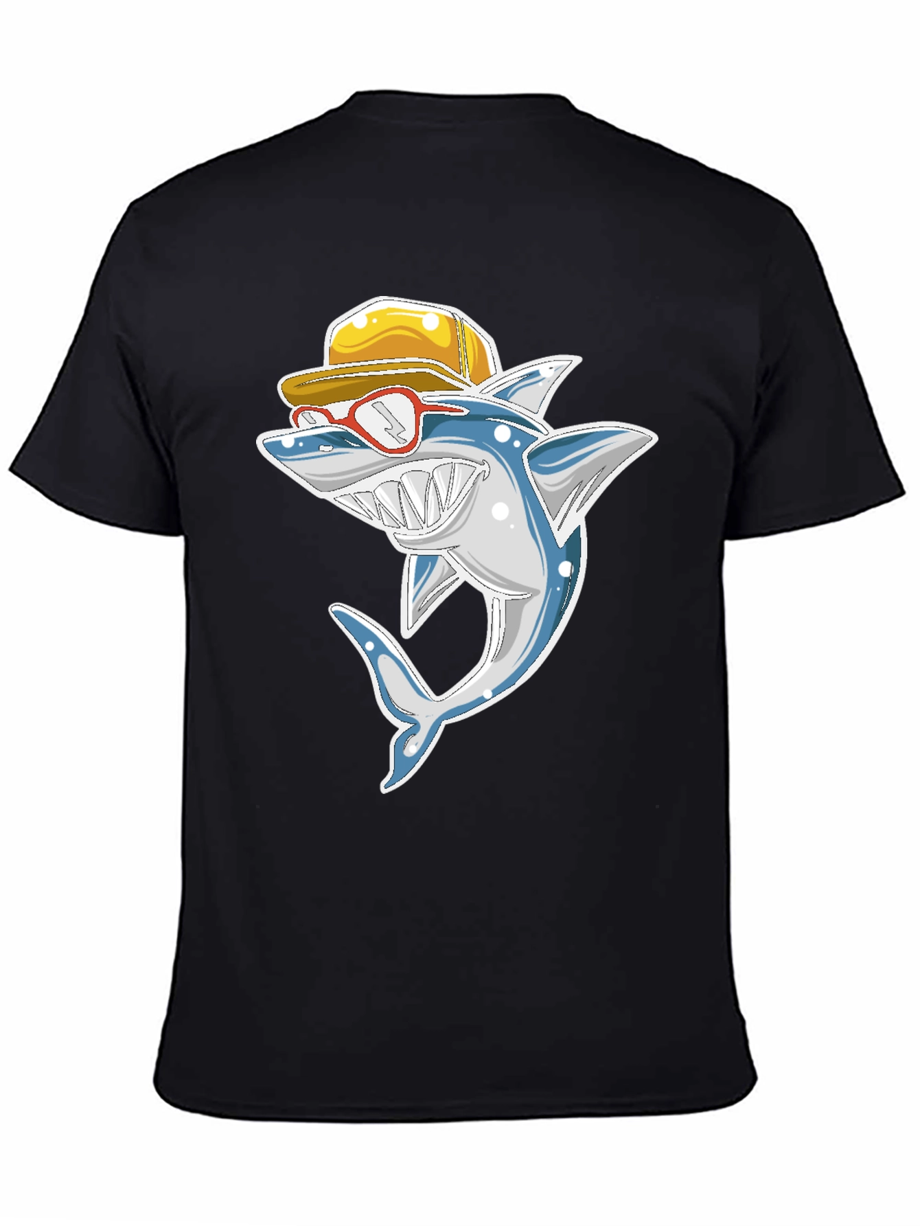 Cool Shark T-Shirt - Fun Cartoon Graphic Tee