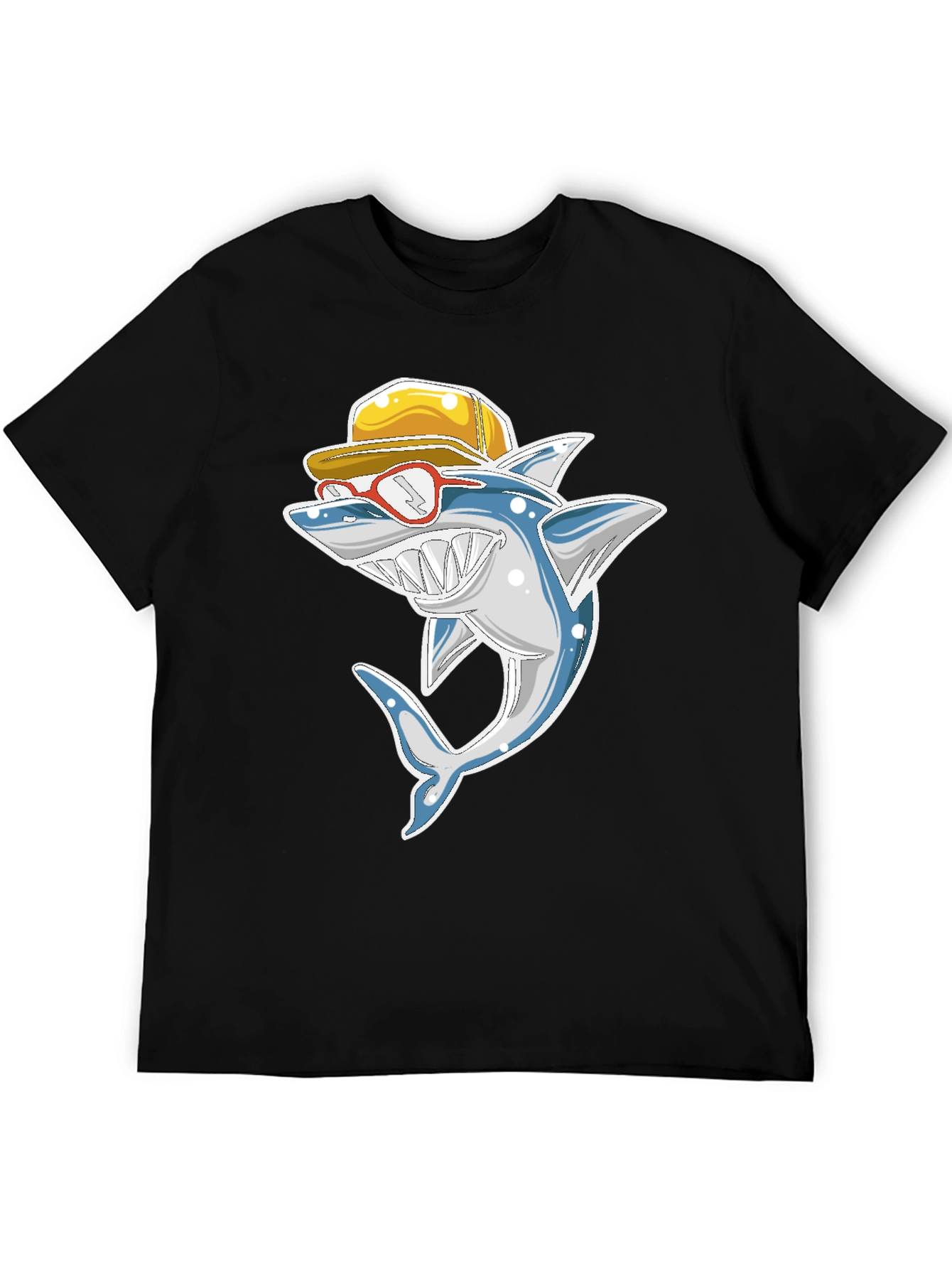 Cool Shark T-Shirt - Fun Cartoon Graphic Tee