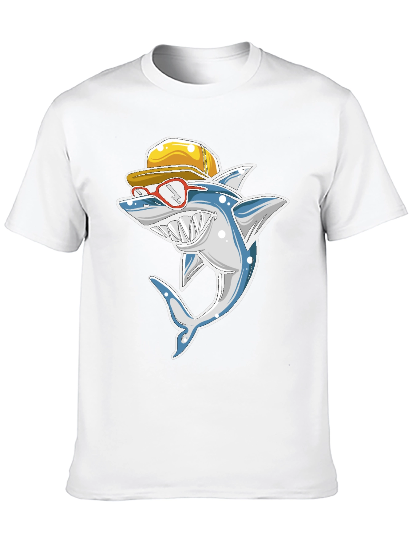 Cool Shark T-Shirt - Fun Cartoon Graphic Tee