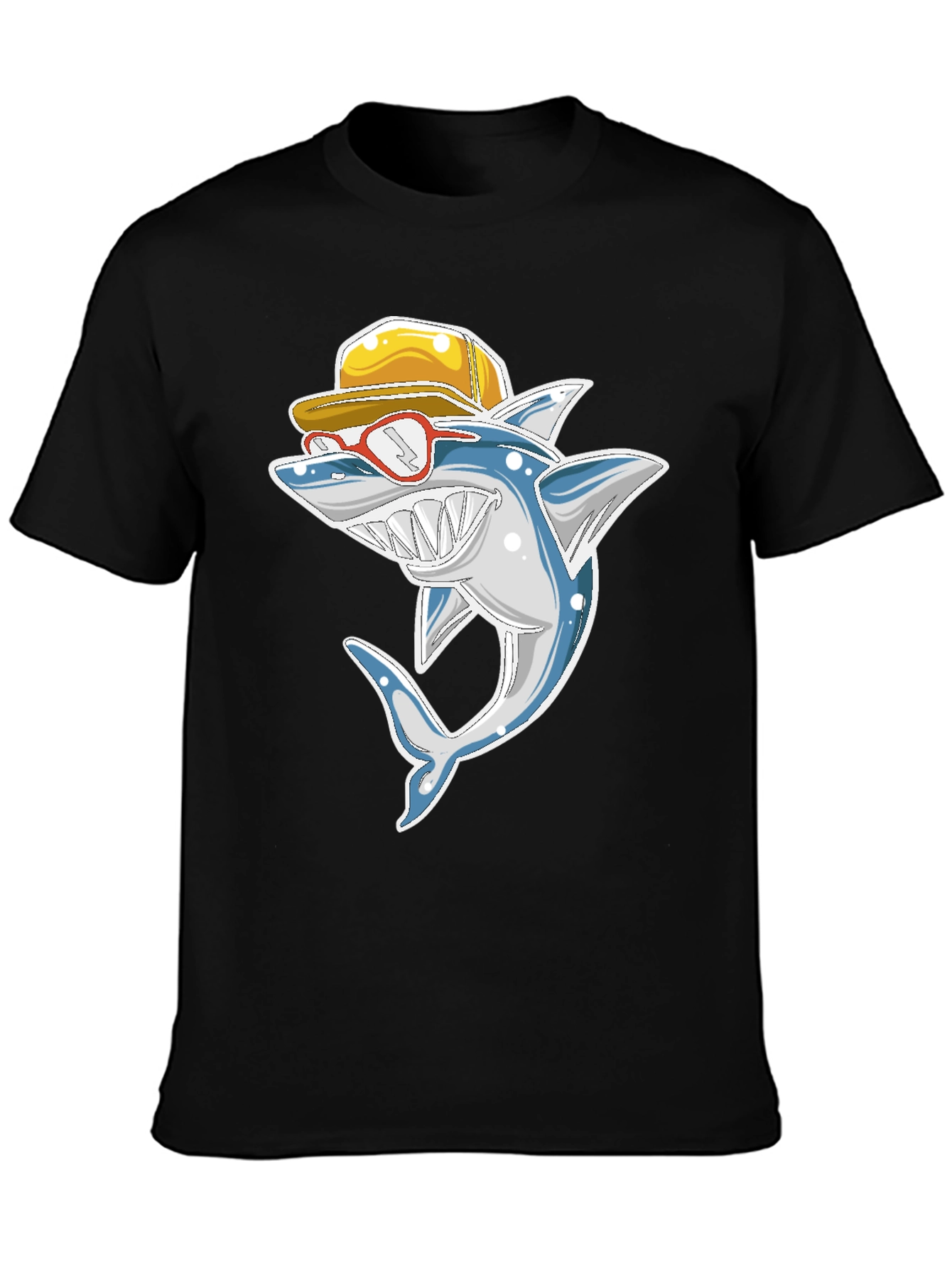 Cool Shark T-Shirt - Fun Cartoon Graphic Tee