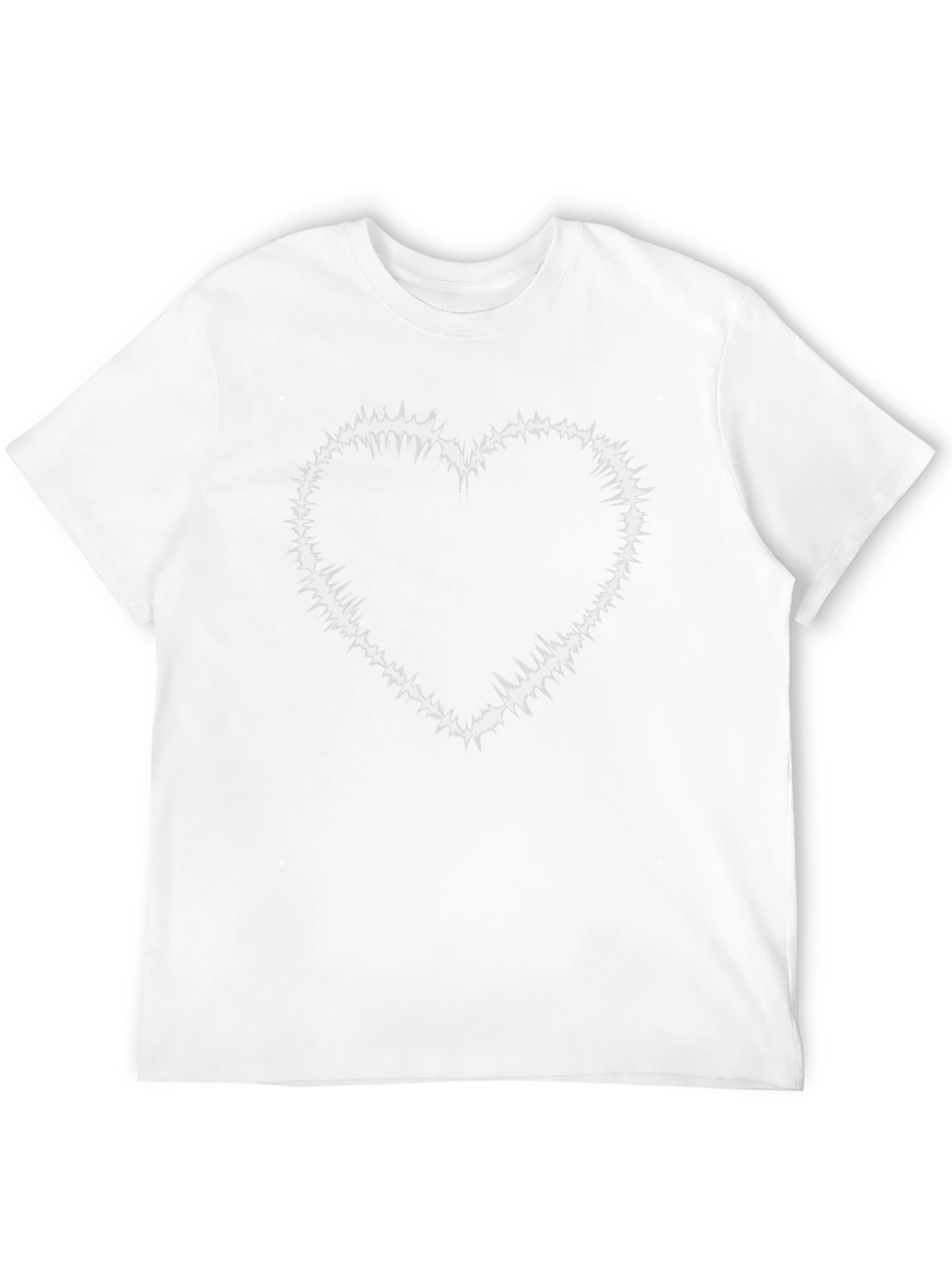 Heart Wave T-Shirt - Black Graphic Tee