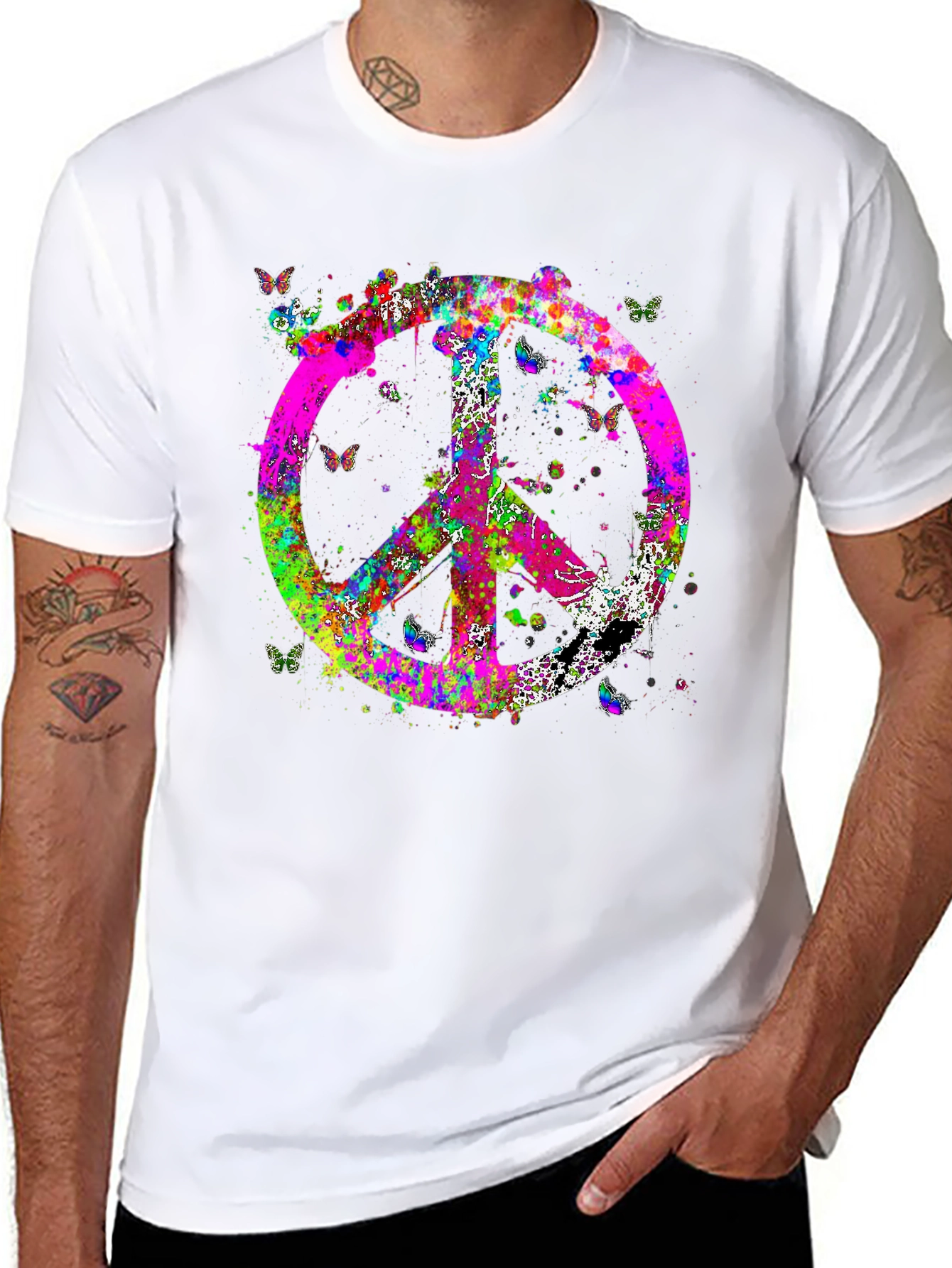 Colorful Peace Sign T-Shirt