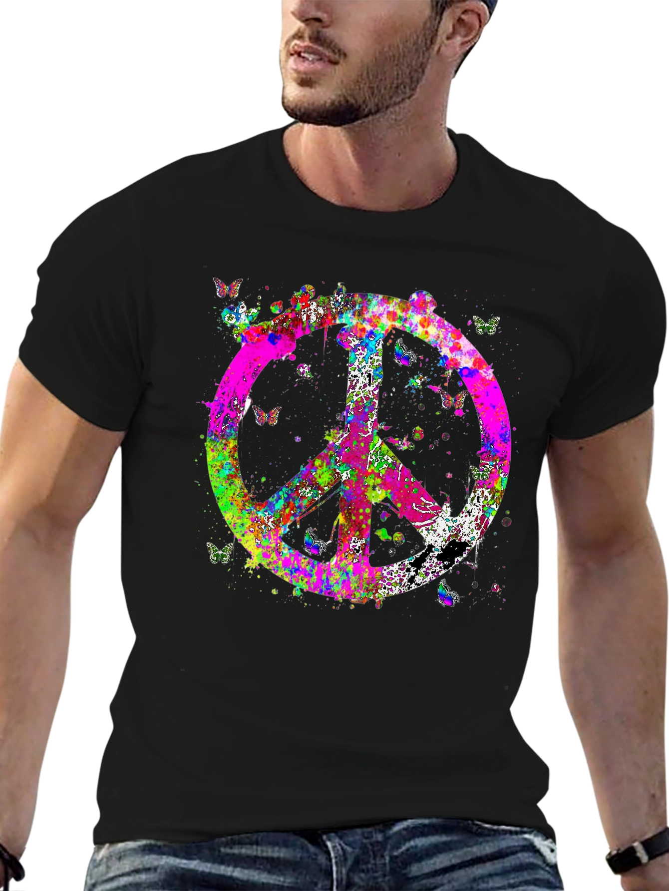 Colorful Peace Sign T-Shirt