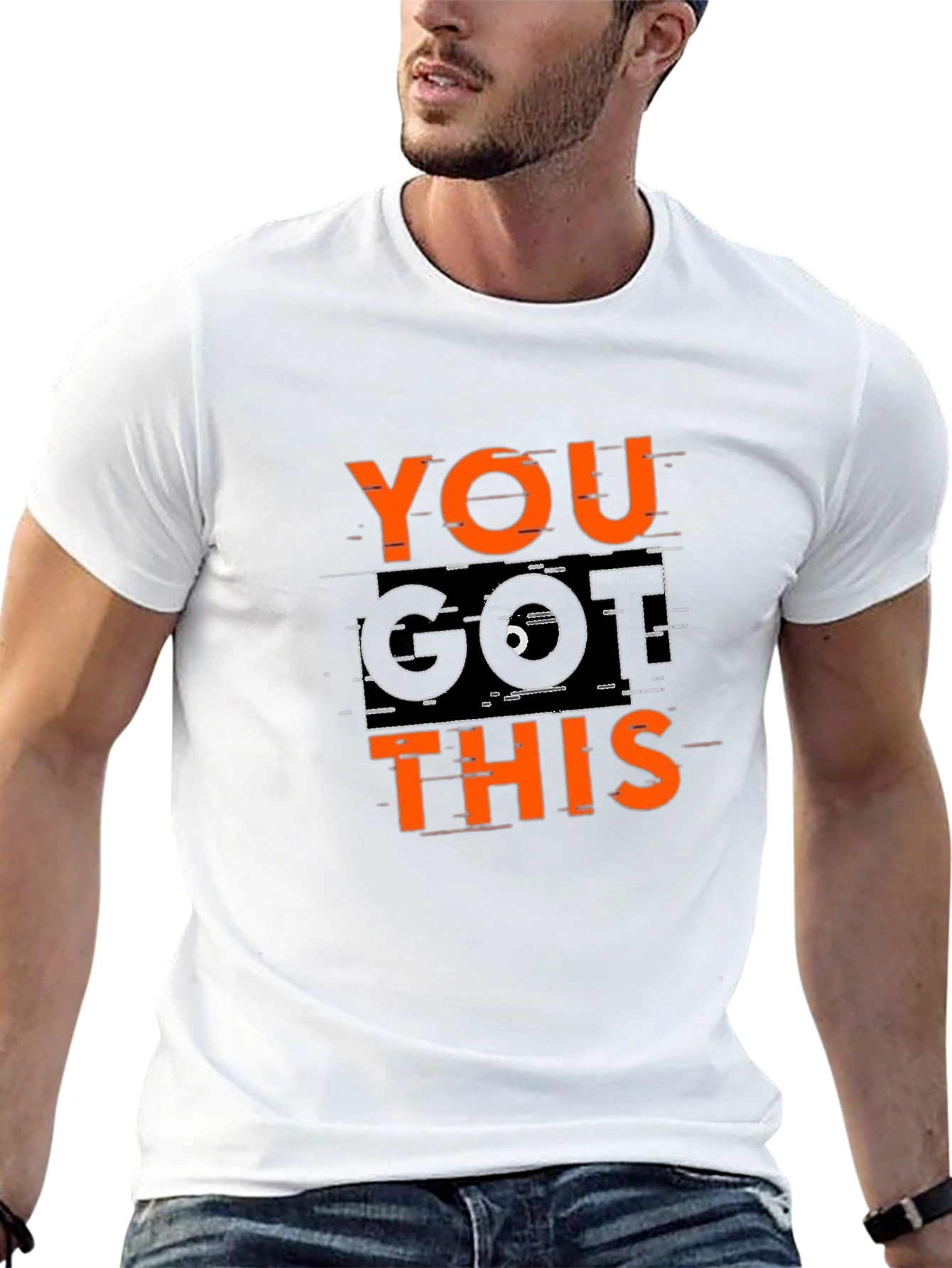 Motivational You Got This Graphic Tee - Black