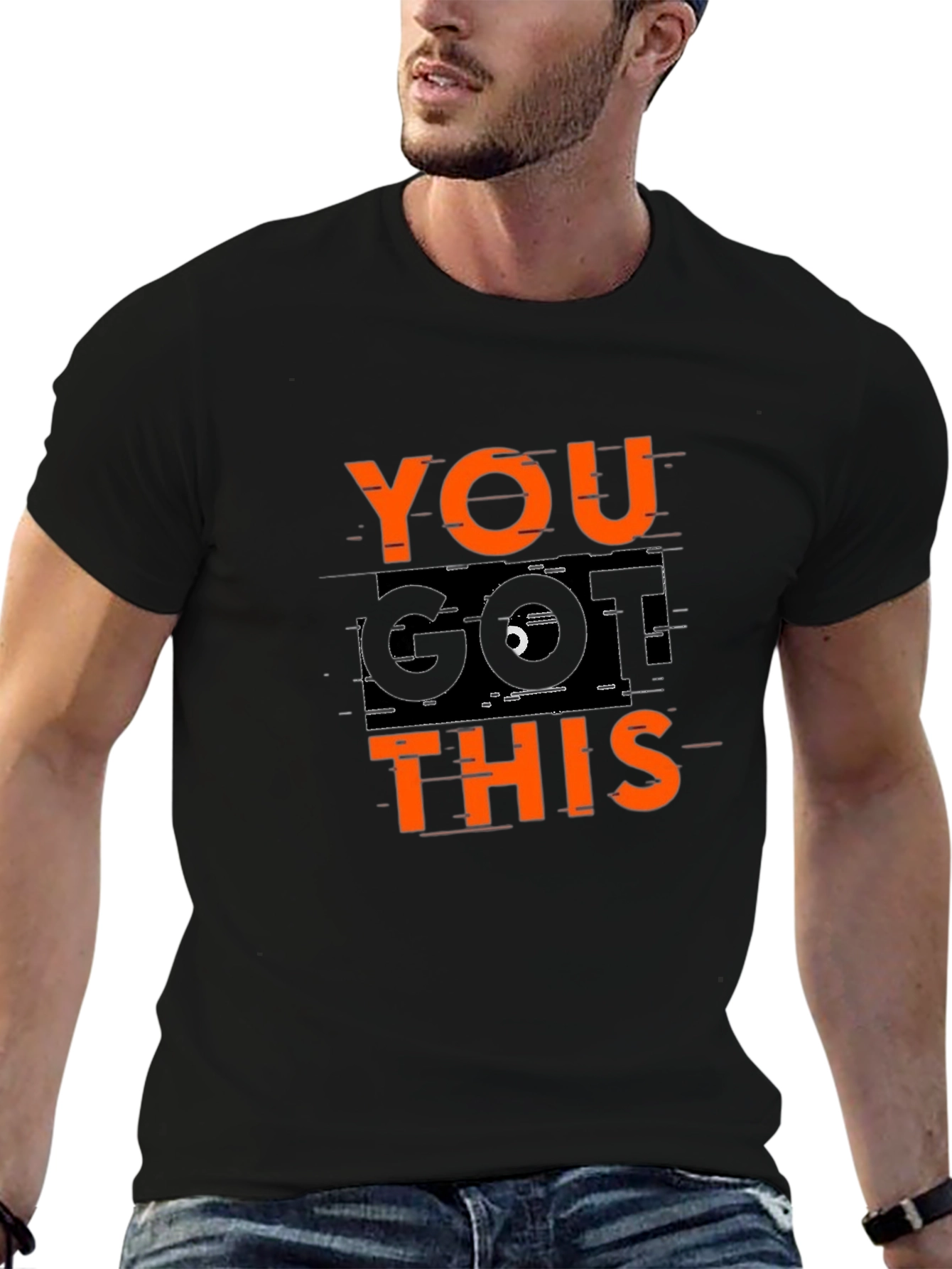 Motivational You Got This Graphic Tee - Black