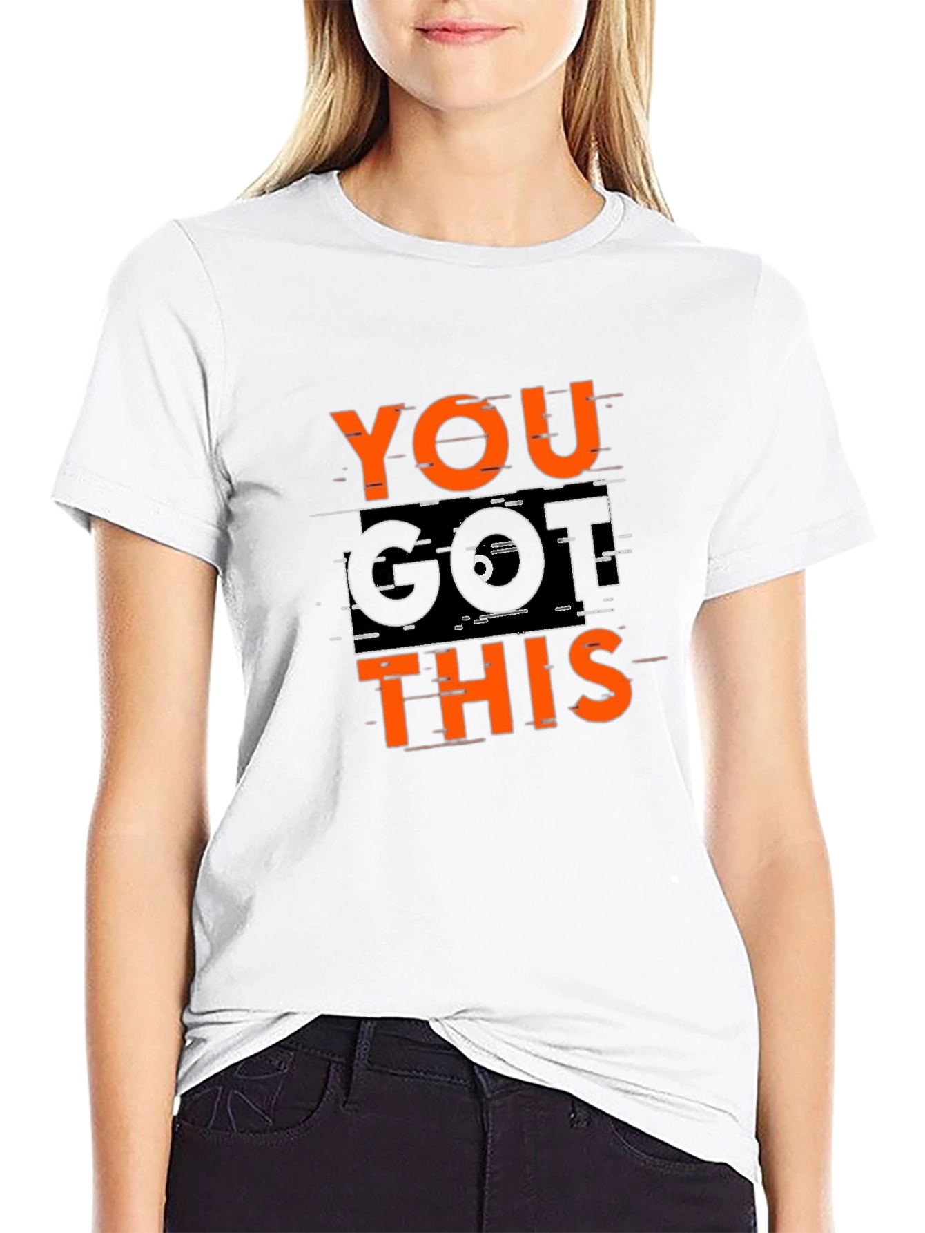 Motivational You Got This Graphic Tee - Black