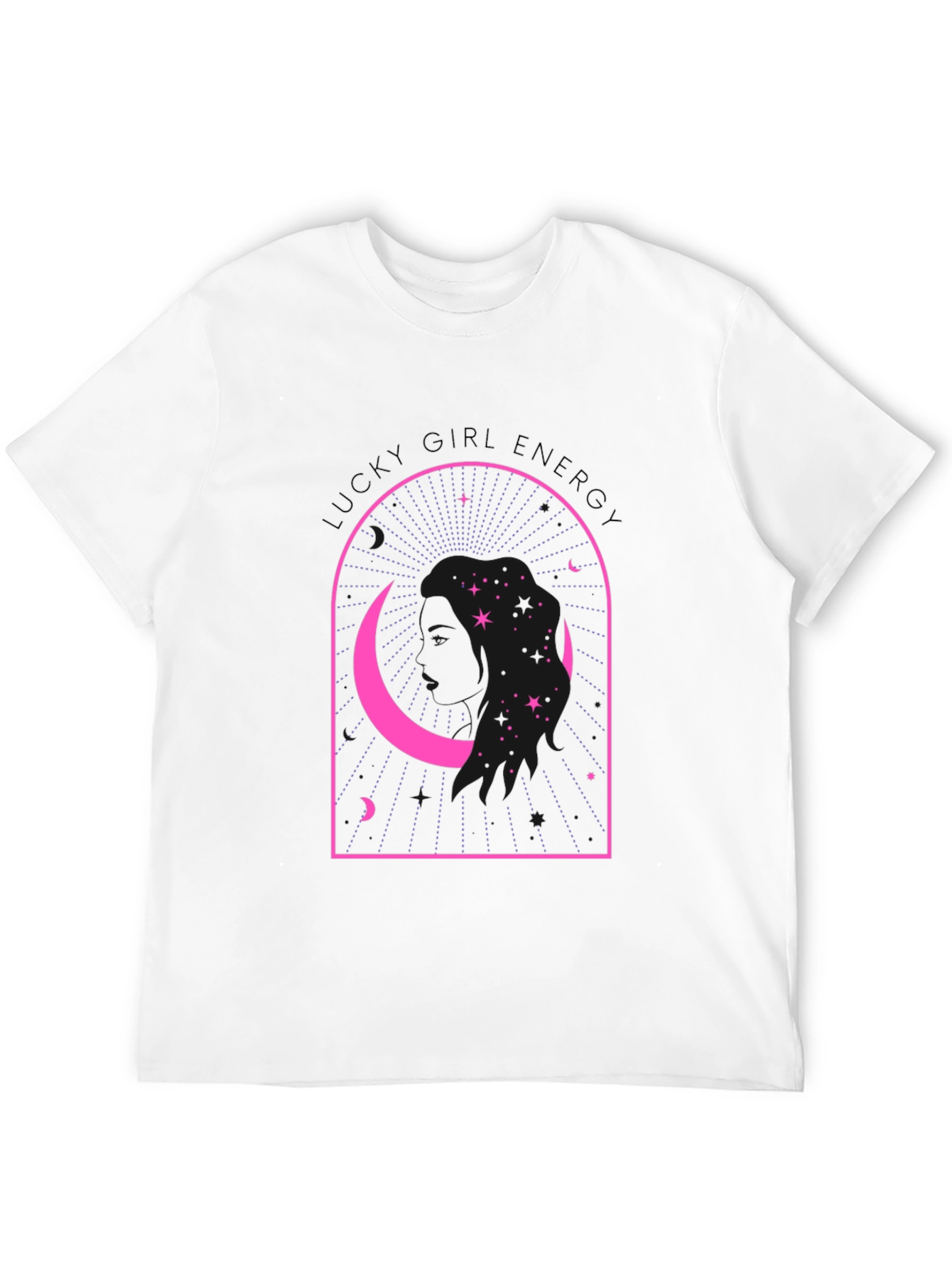 Lucky Girl Energy T-Shirt - Stylish Graphic Tee