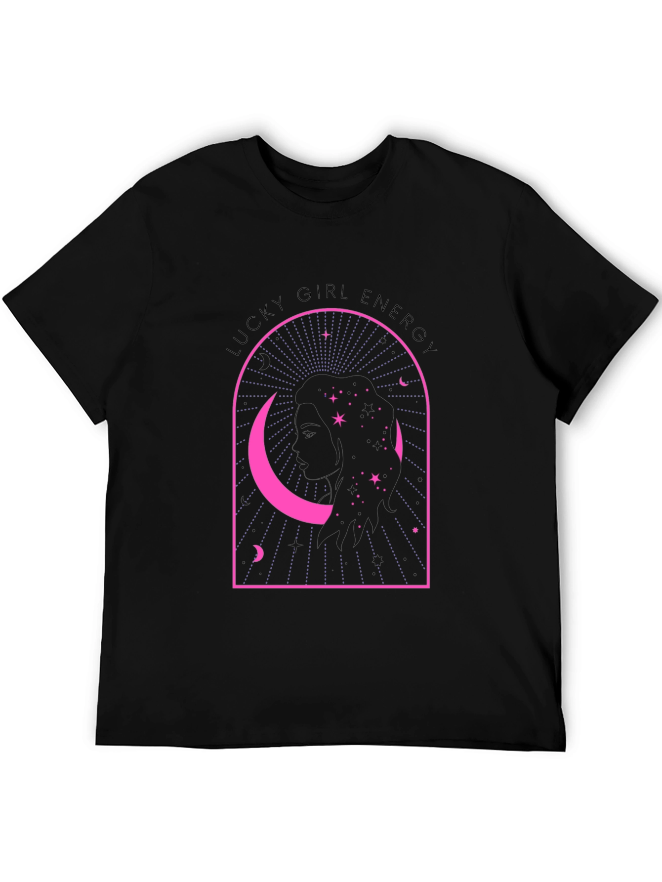Lucky Girl Energy T-Shirt - Stylish Graphic Tee