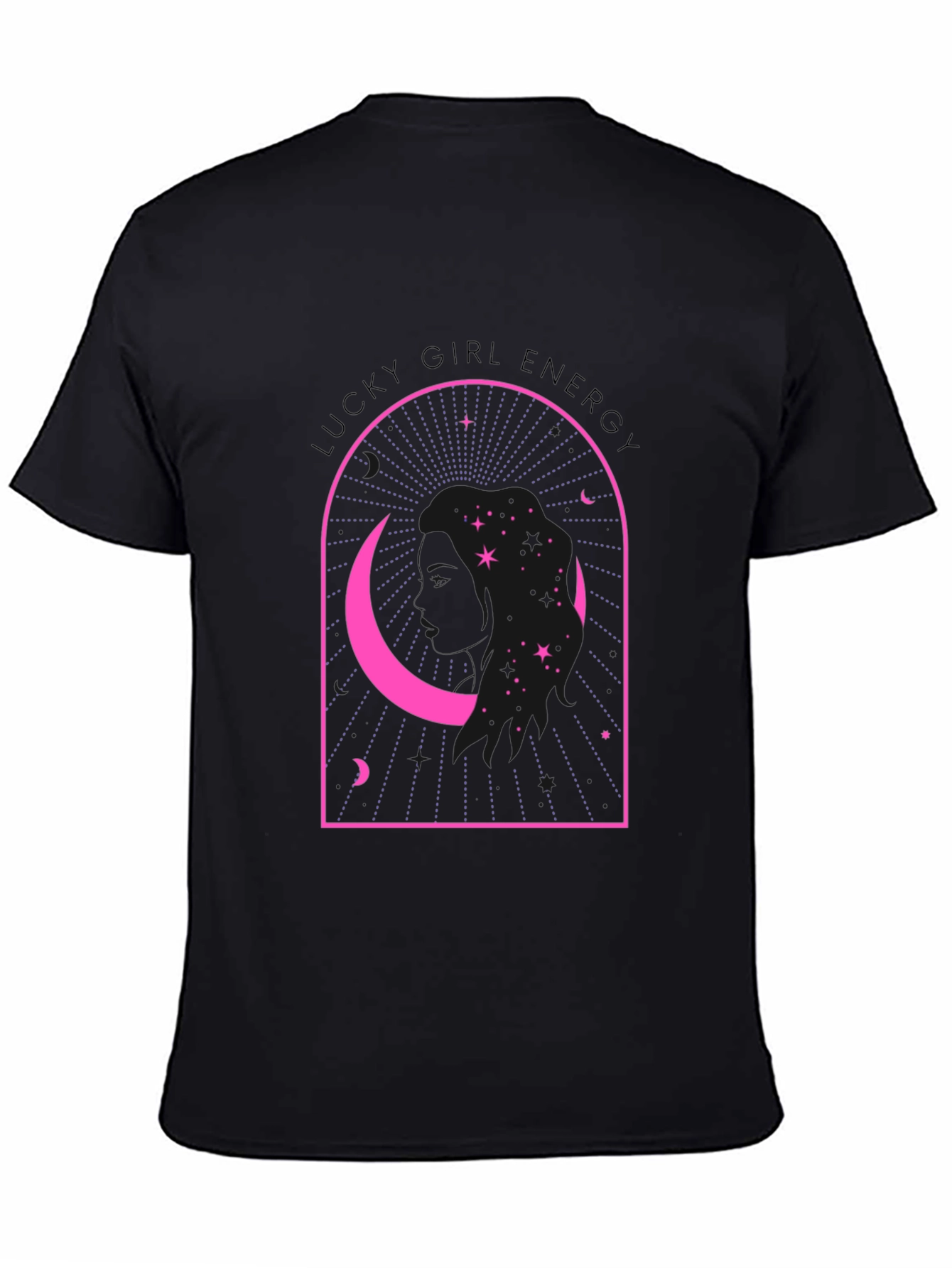 Lucky Girl Energy T-Shirt - Stylish Graphic Tee