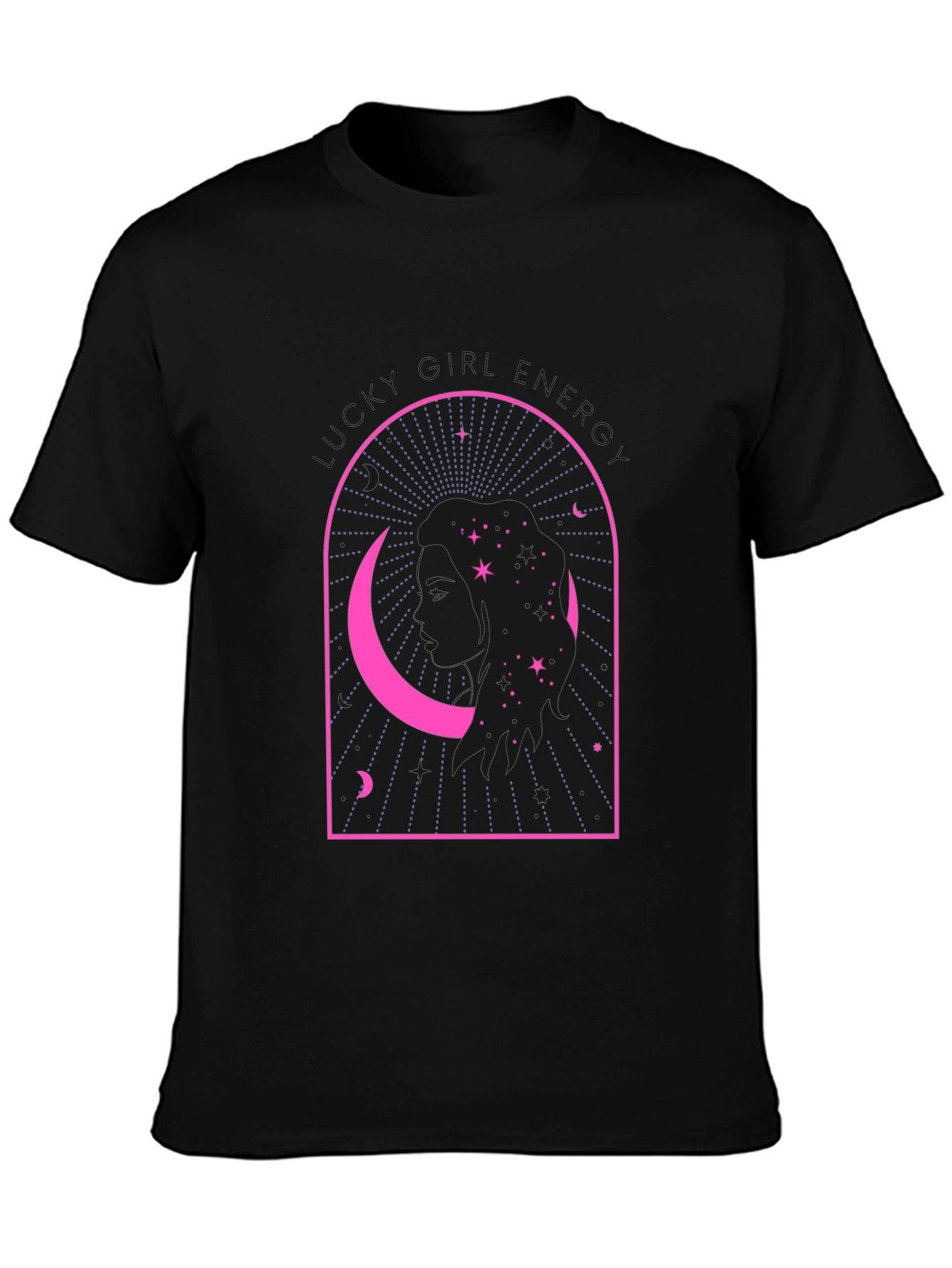 Lucky Girl Energy T-Shirt - Stylish Graphic Tee