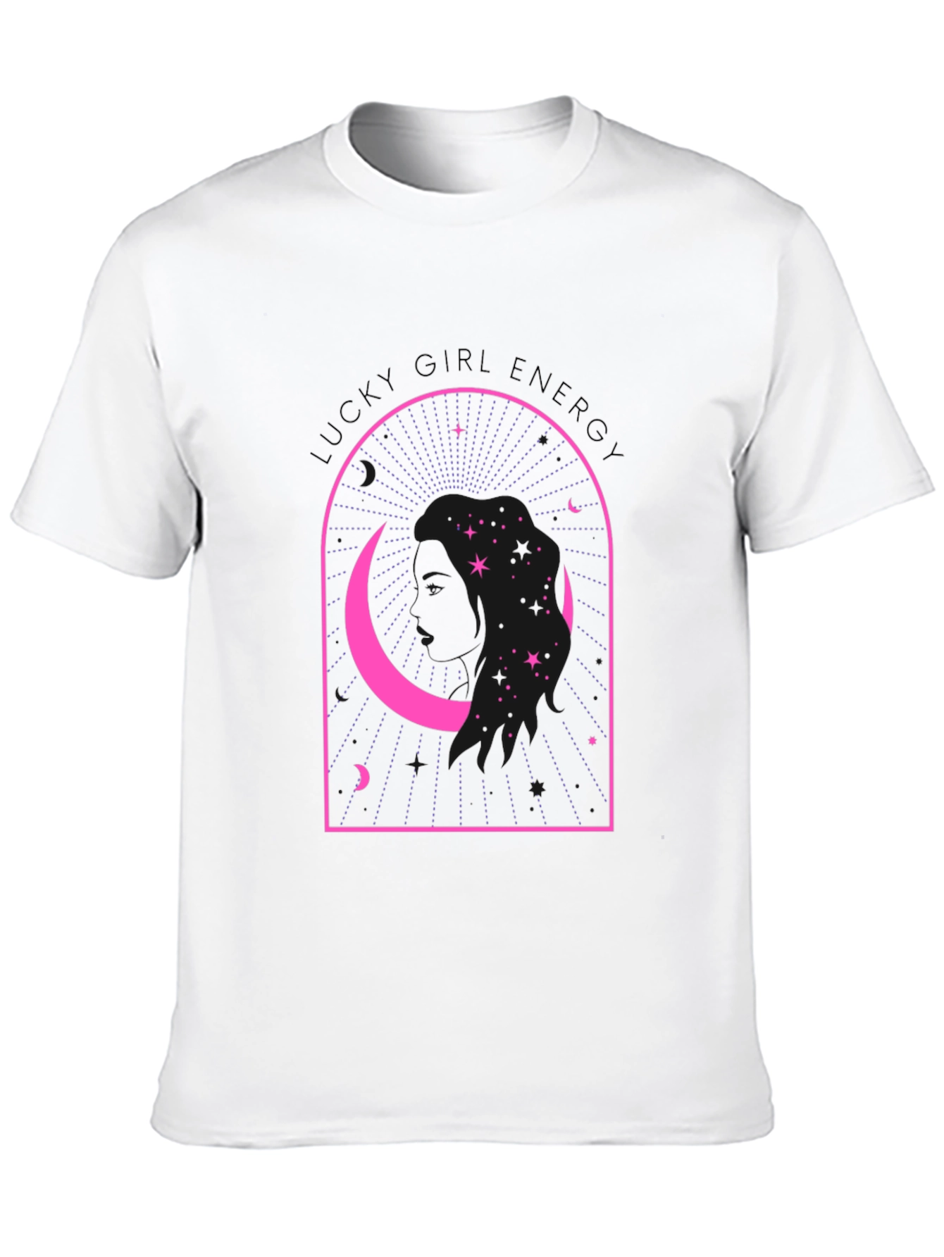 Lucky Girl Energy T-Shirt - Stylish Graphic Tee