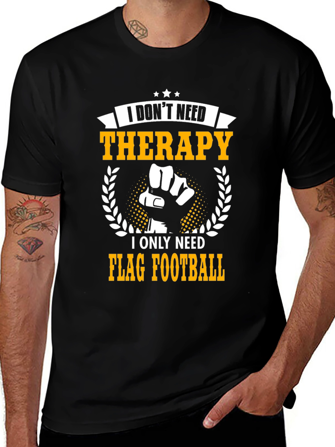 Flag Football Therapy T-Shirt