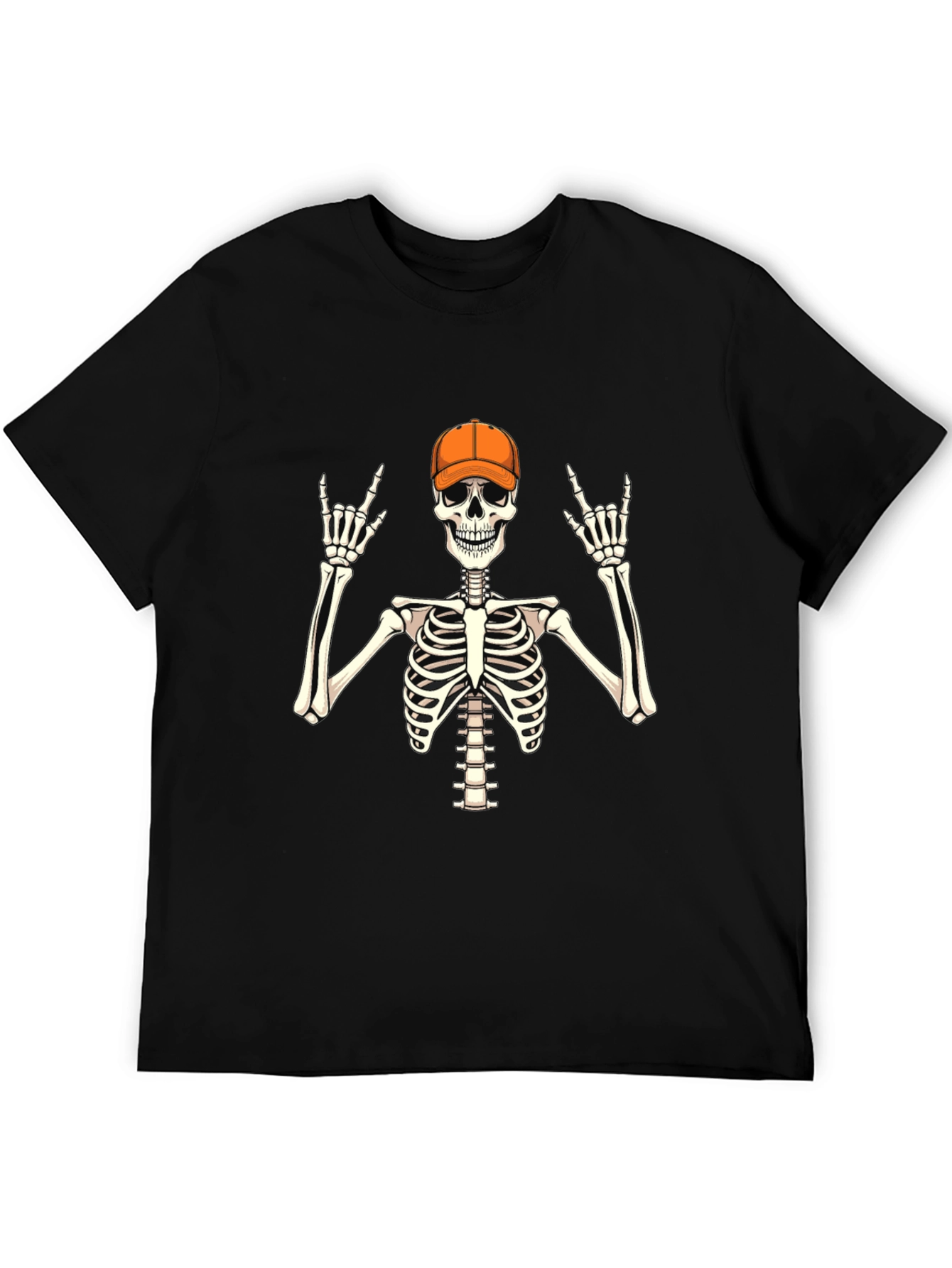 Skeleton Rocker T-Shirt - Black