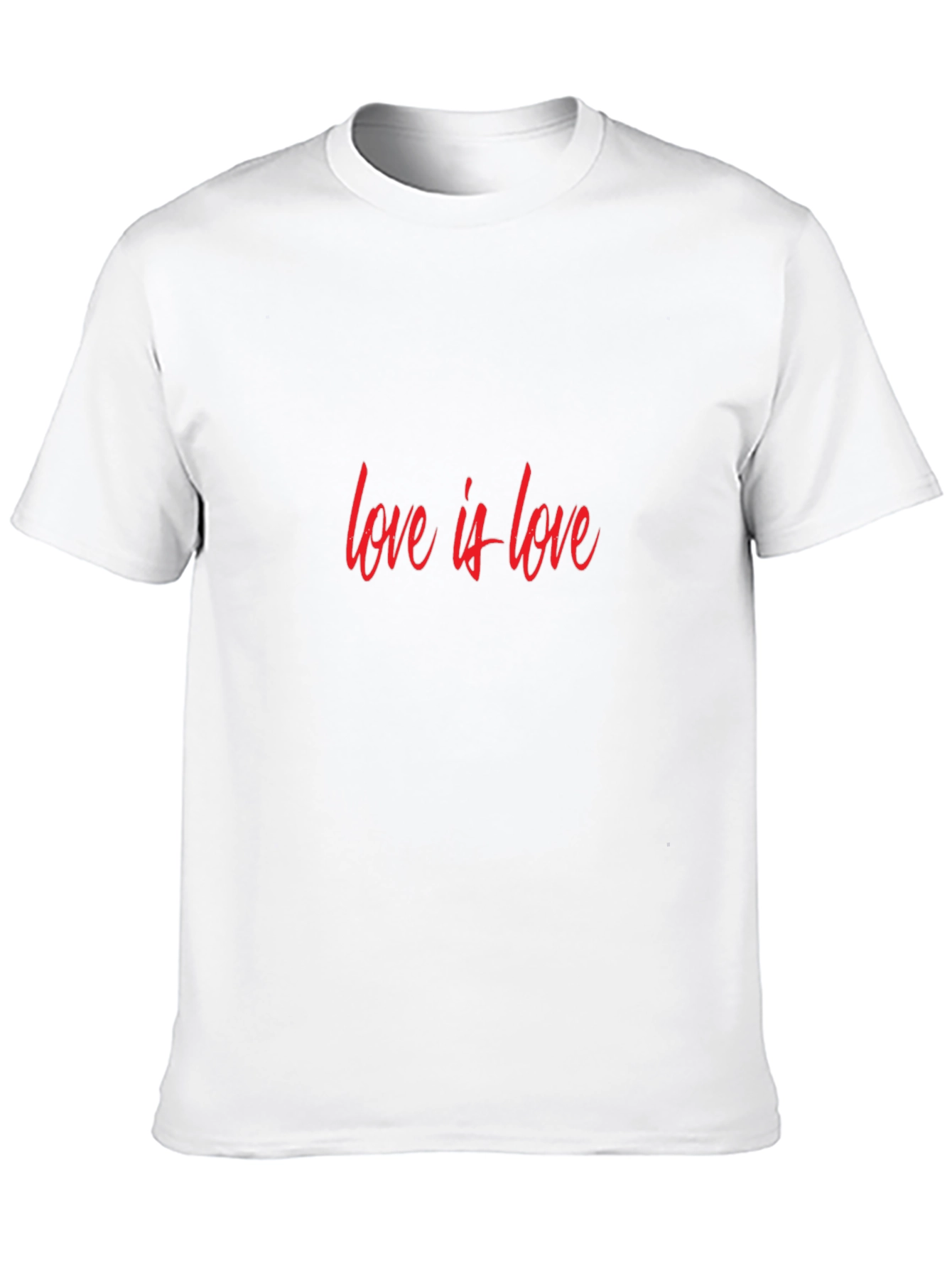 Love is Love T-Shirt - Black Casual Cotton Tee