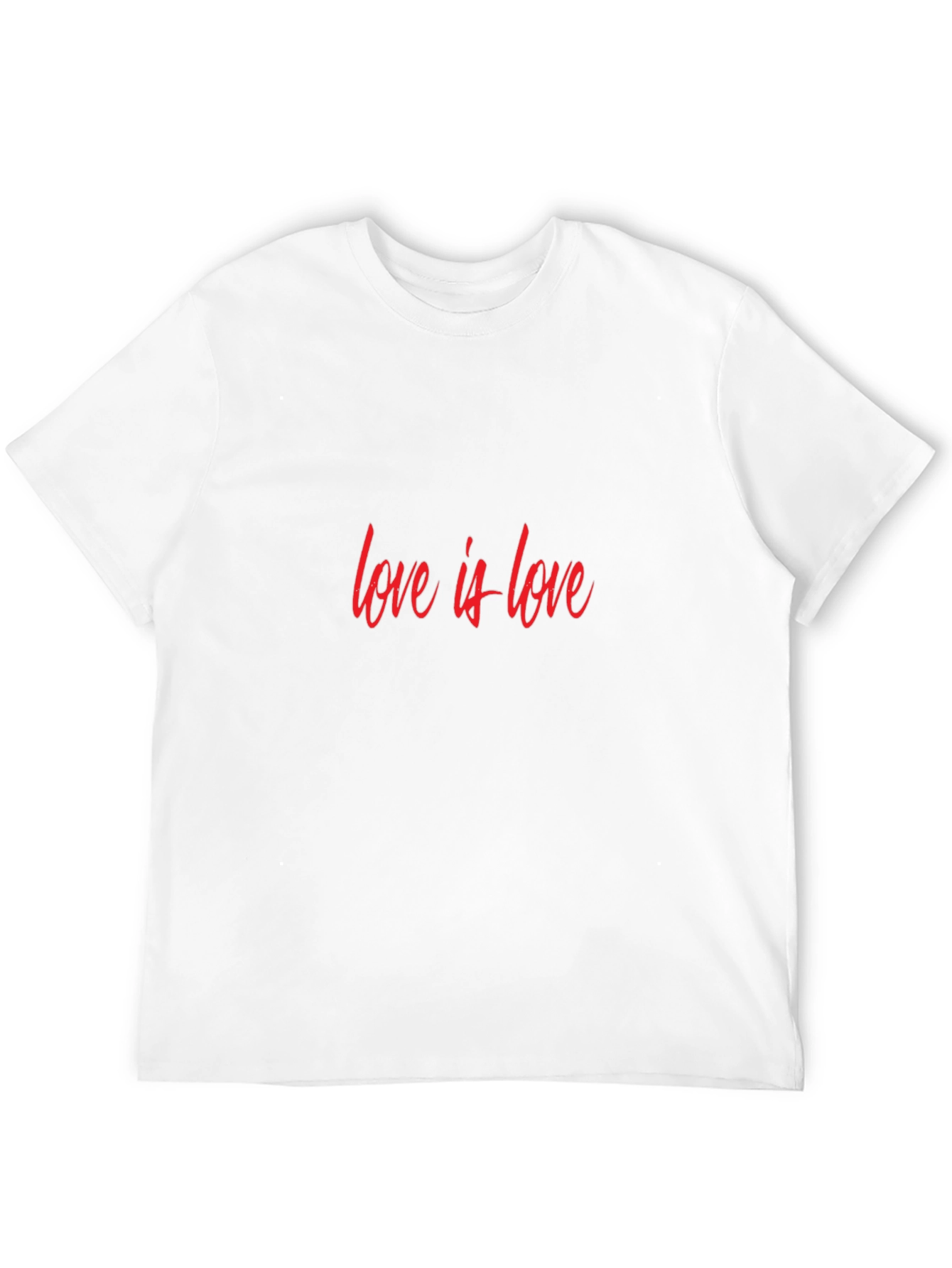 Love is Love T-Shirt - Black Casual Cotton Tee