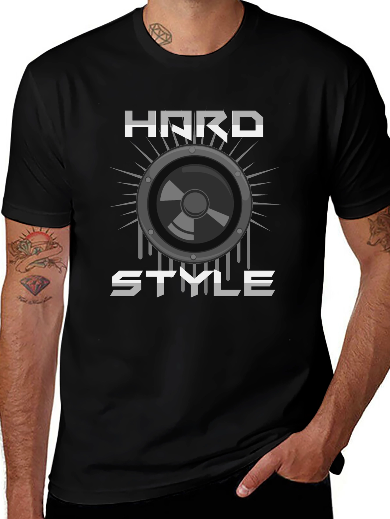 Hard Style Graphic Tee - Music Inspired Design