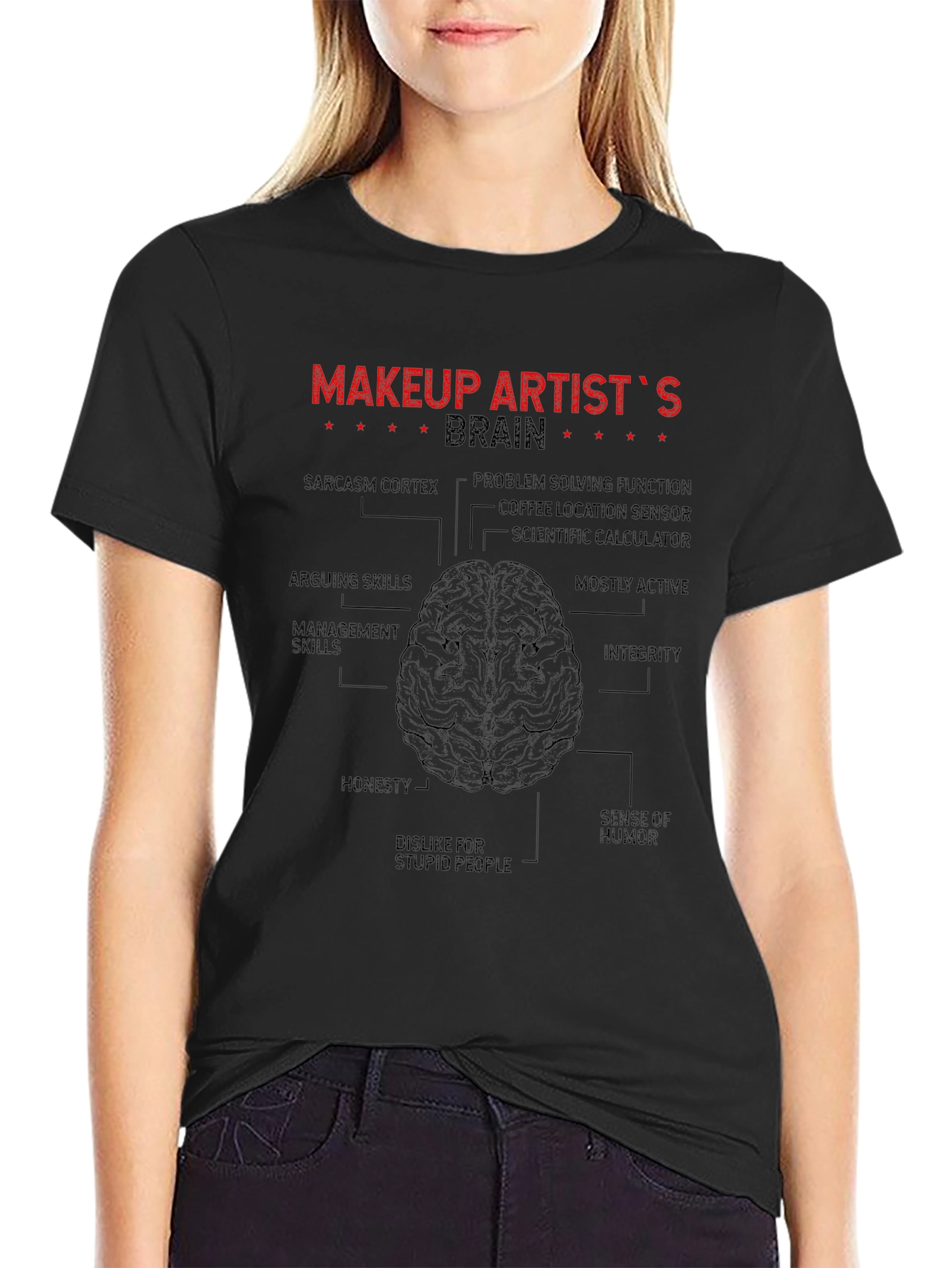 Makeup Artists Brain T-Shirt
