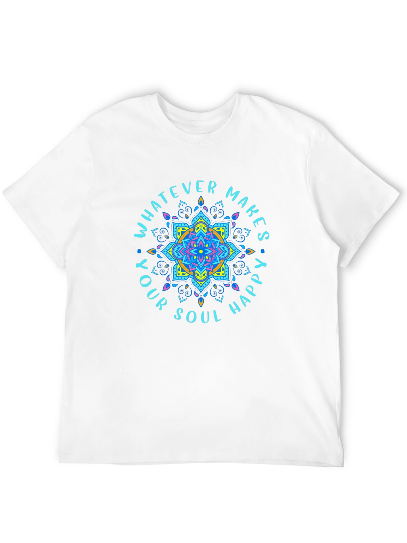 Soul Happy Black T-Shirt