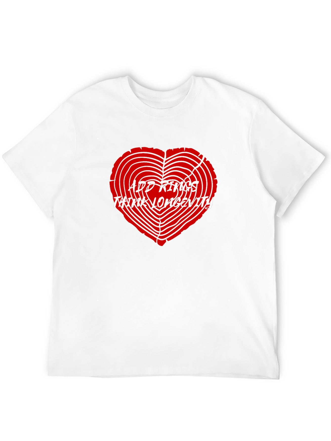 Add Rings Think Longevity Black T-Shirt