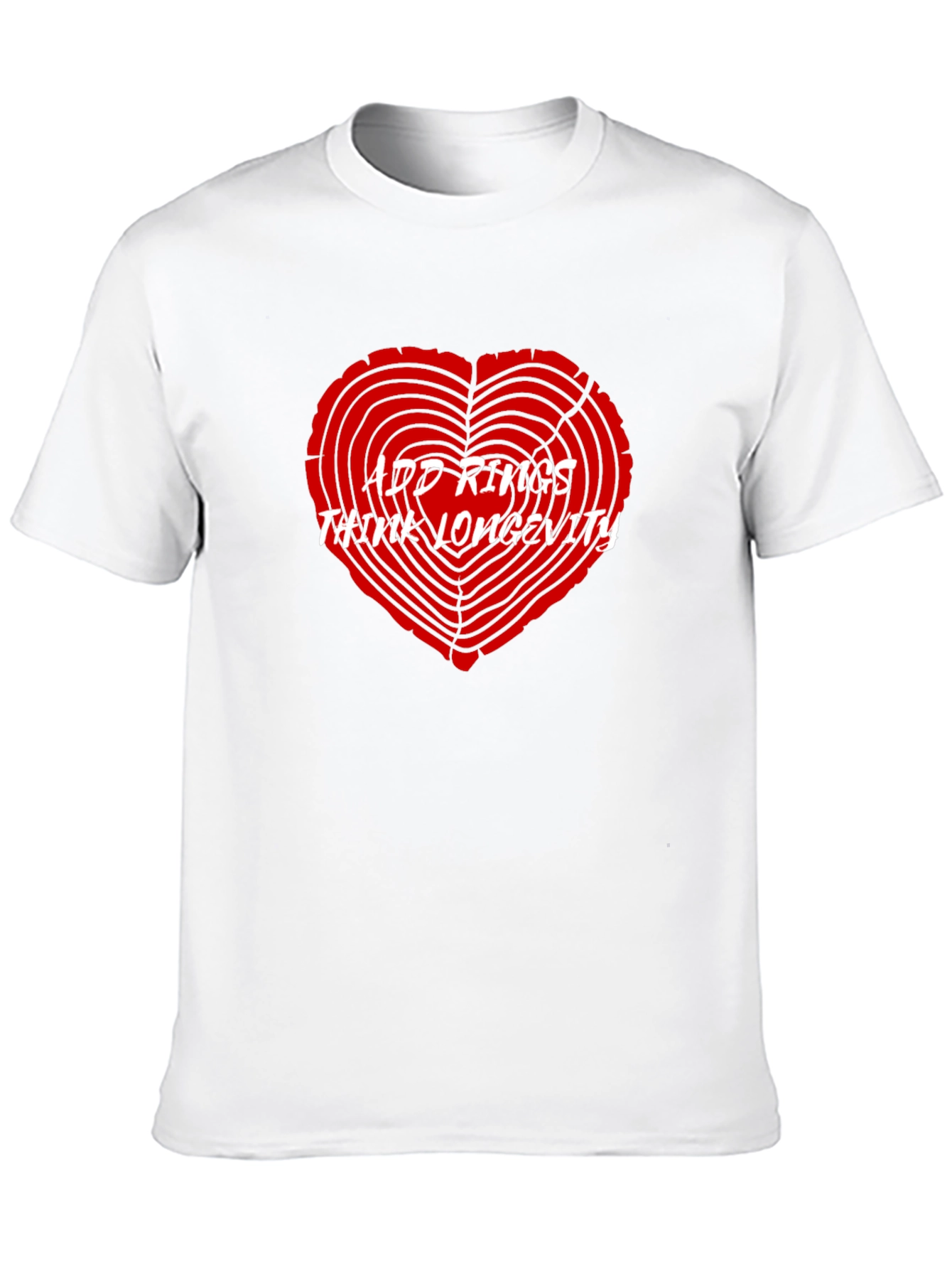 Add Rings Think Longevity Black T-Shirt
